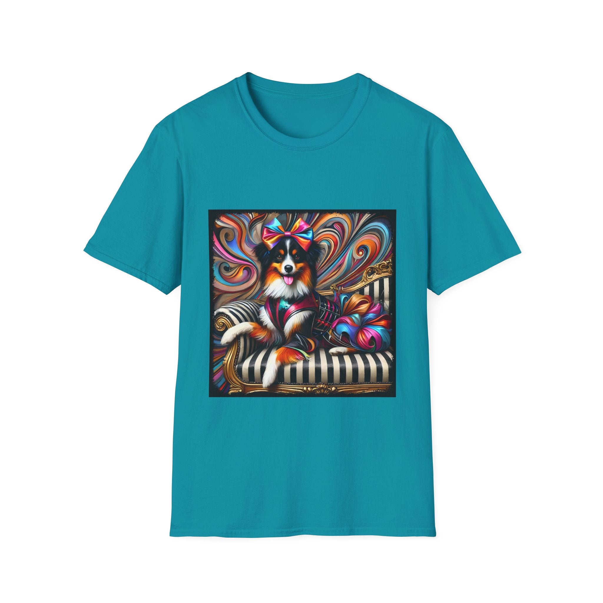 Australian Shepherd Bold Glam Rocker | Unisex Dog T-Shirt
