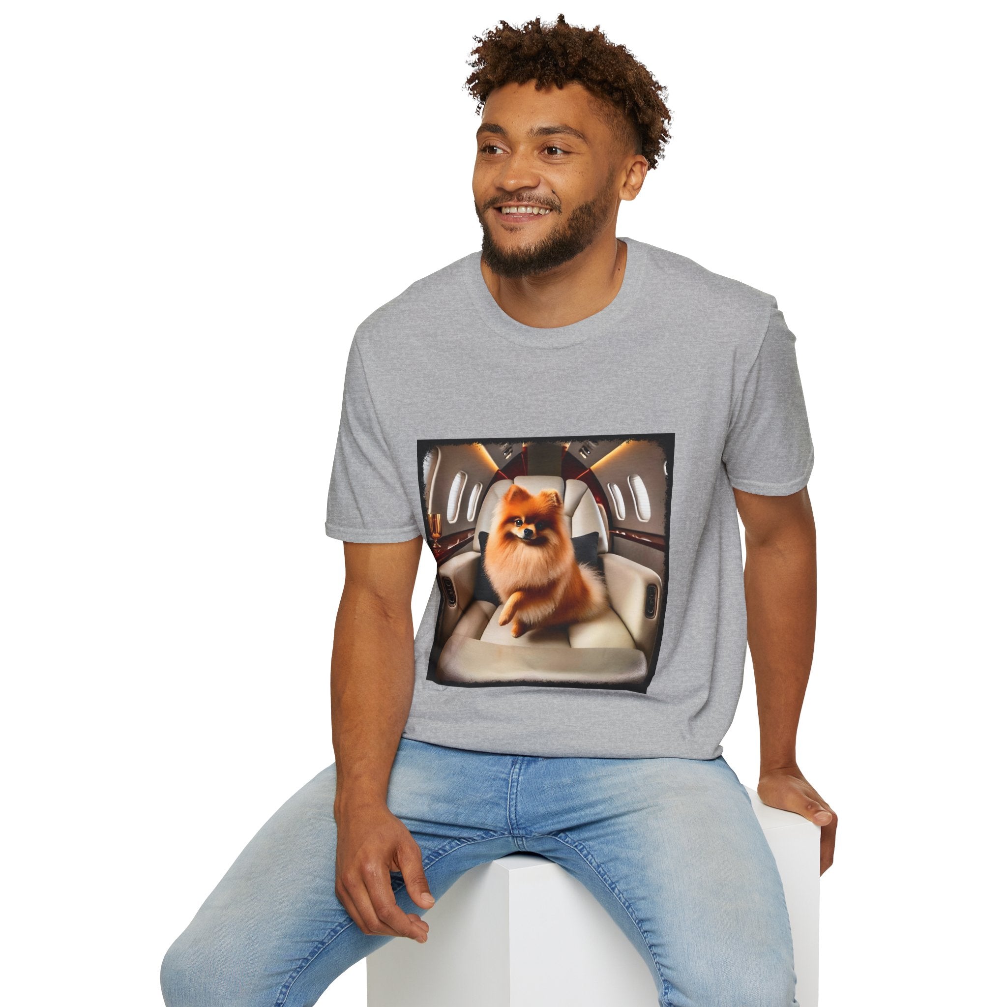 Pomeranian Jet Setter | Unisex Dog T-Shirt