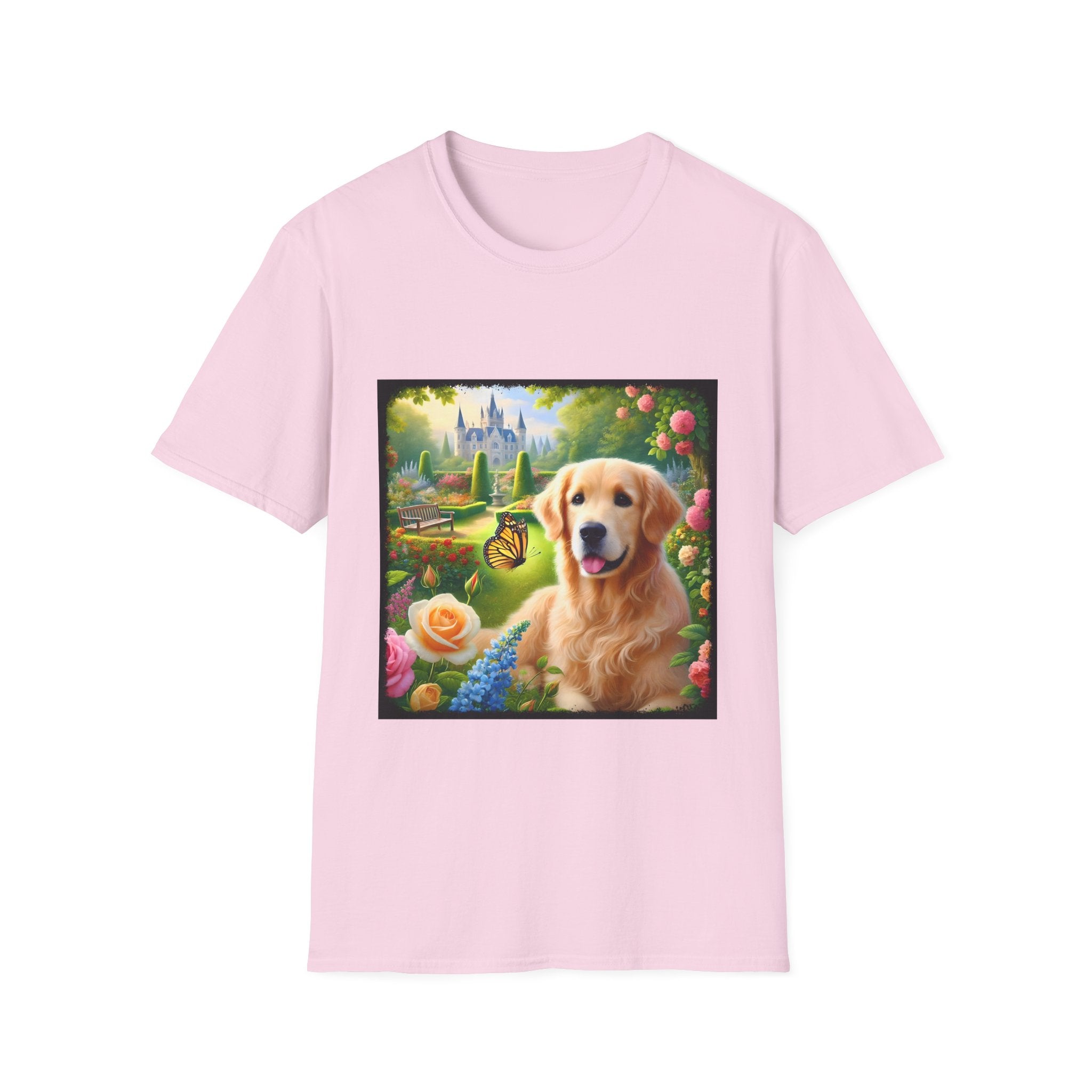 Golden Retriever Shirt | Garden Delight Dog Lover Tee