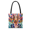 Fawn Doberman Pinscher Tote Bag | Champagne Muse Dog Lover Gift