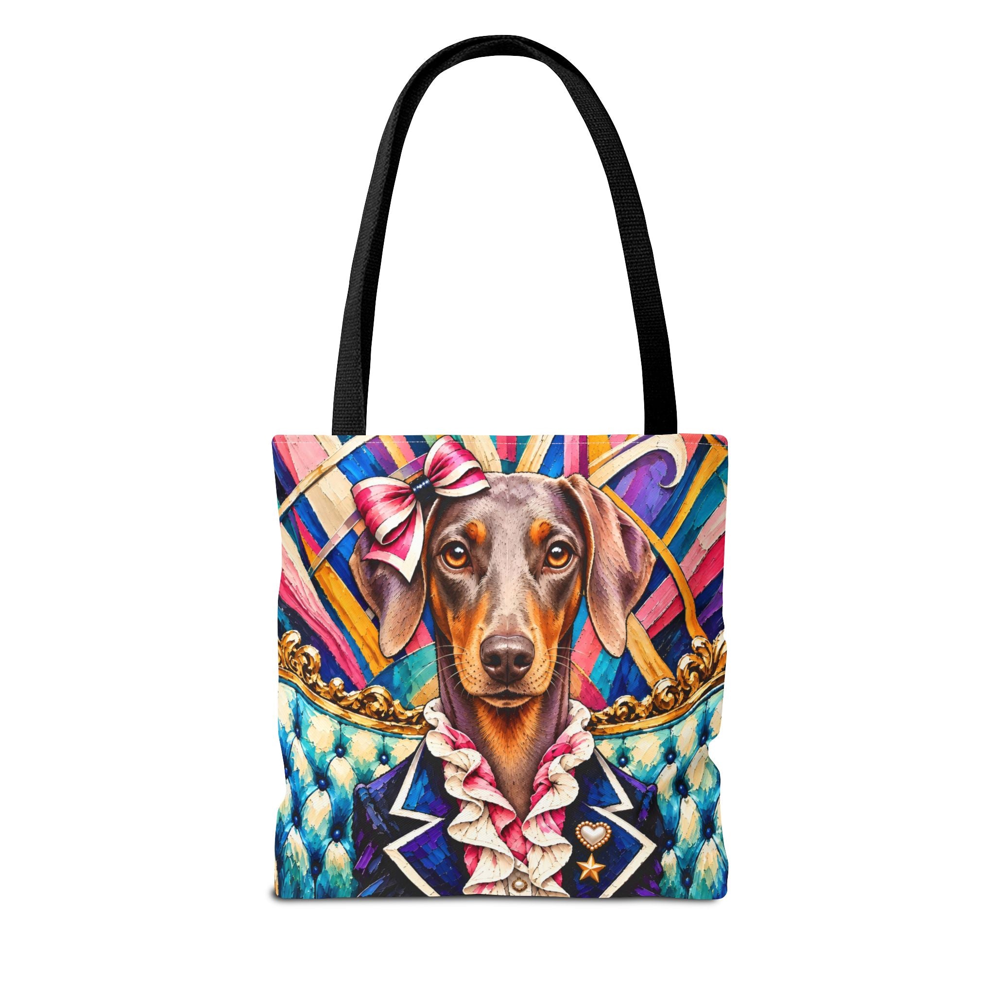 Fawn Doberman Pinscher Tote Bag | Champagne Muse Dog Lover Gift