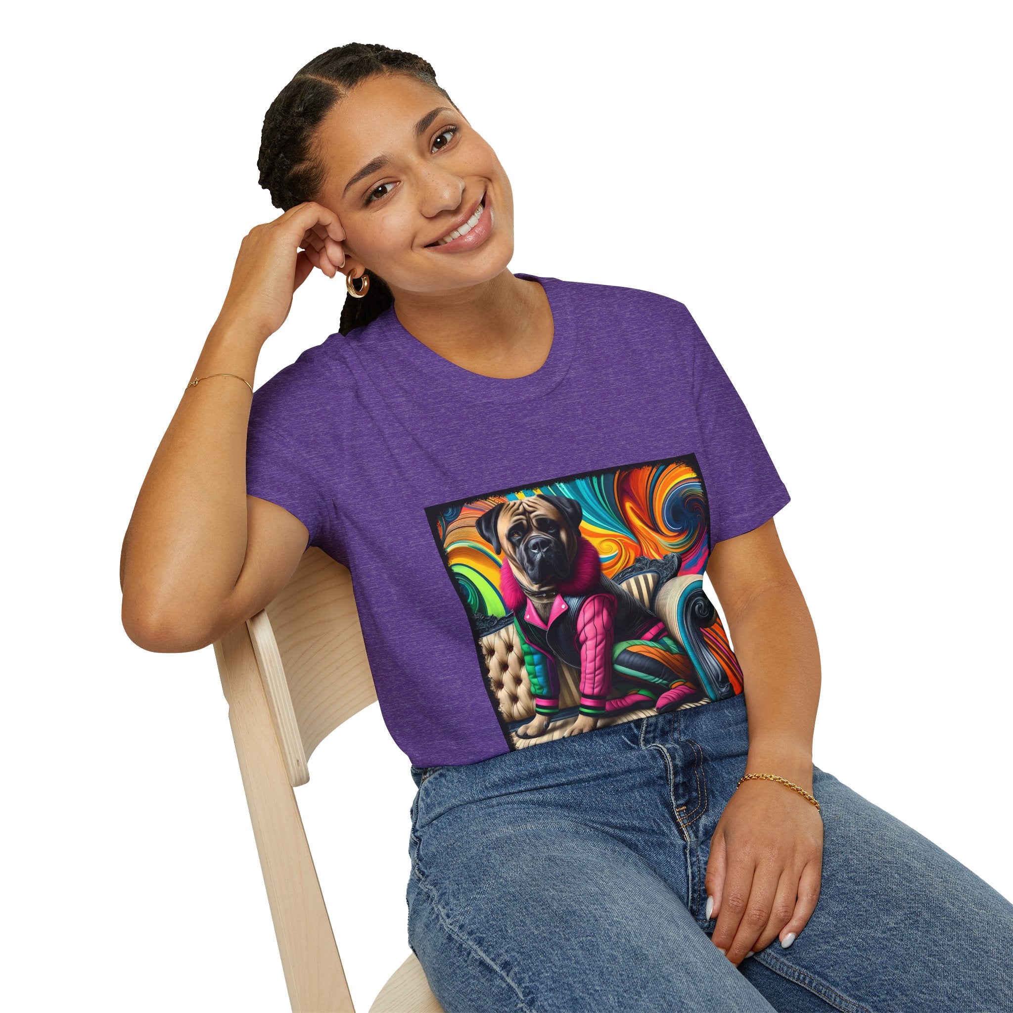 Bullmastiff Bold Rocker | Unisex Dog T-Shirt