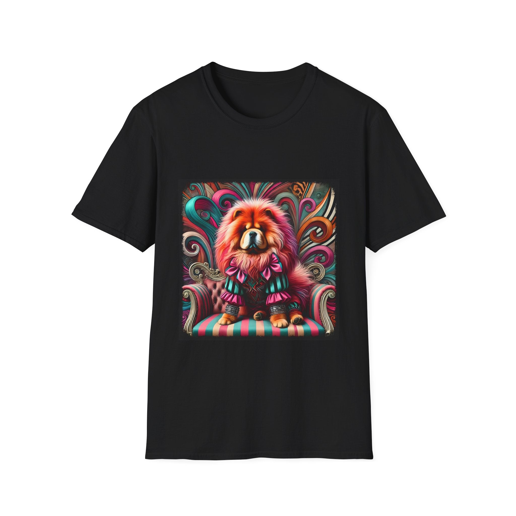 Chow Chow Pink Rocker | Unisex Dog T-Shirt