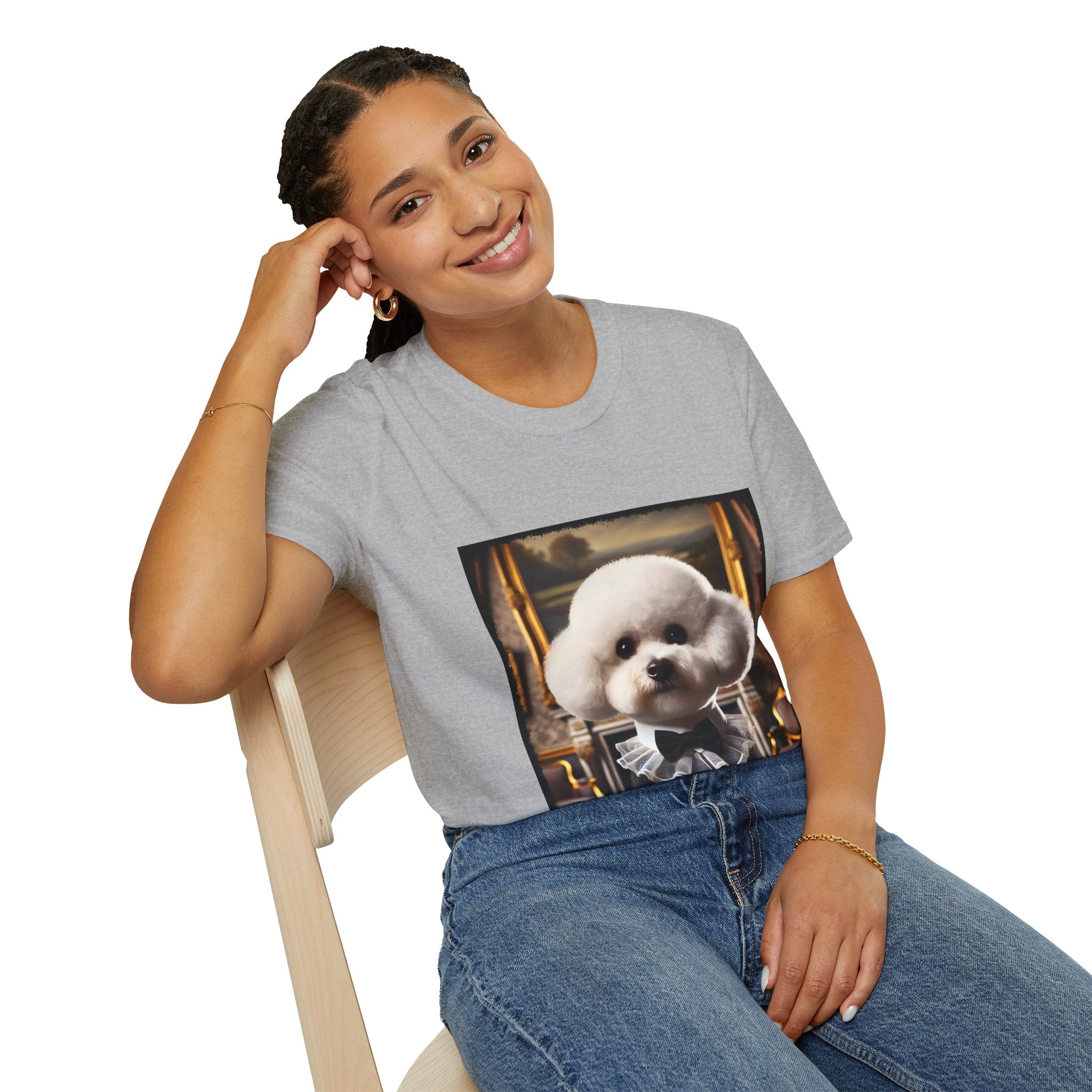 Bichon Frise Luxe Lineage | Unisex Dog T-Shirt