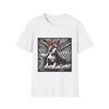 American Pit Bull Terrier Shirt | B&W Red Bow Dog Lover Tee