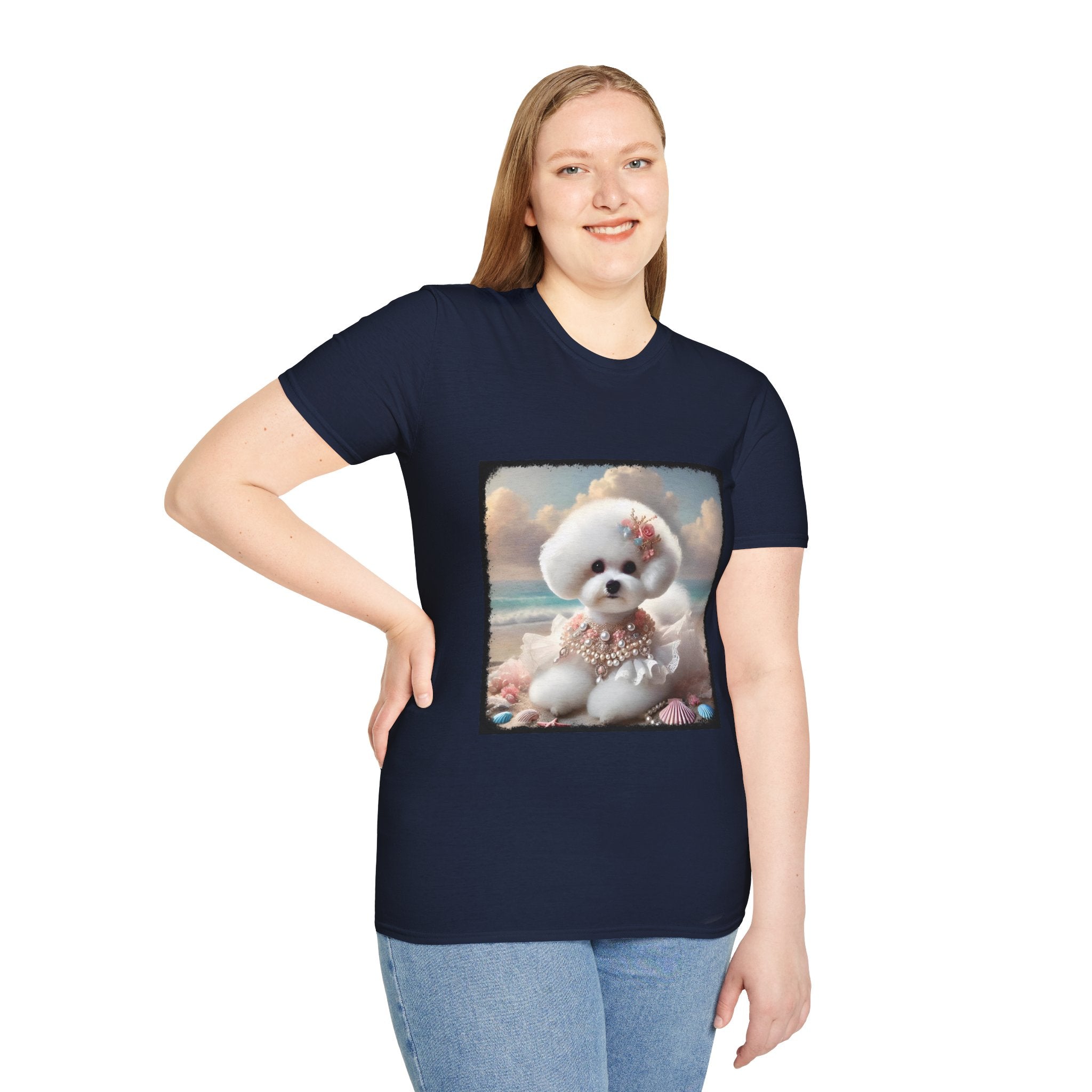 Bichon Frise Beach Beauty | Unisex Dog T-Shirt