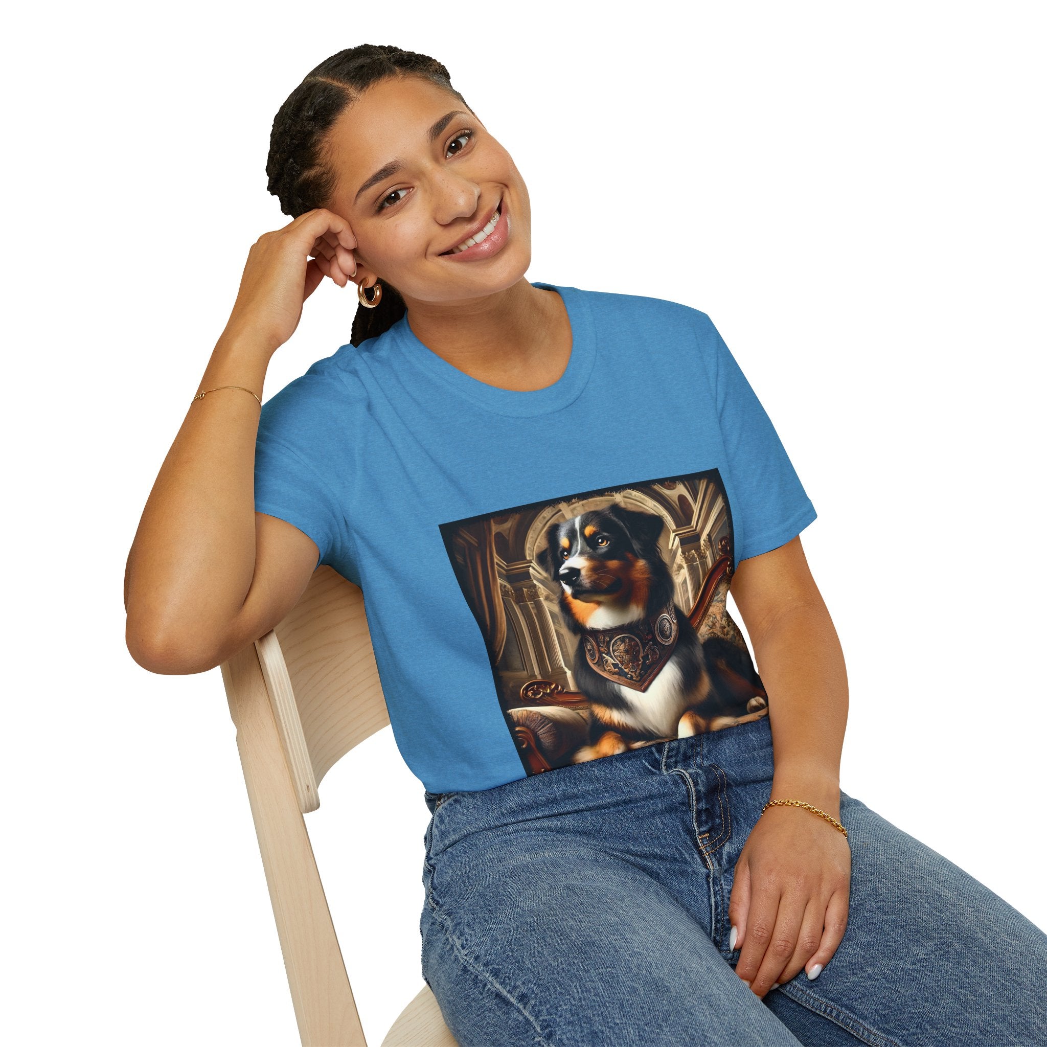 Australian Shepherd Posh Prince | Unisex Dog T-Shirt