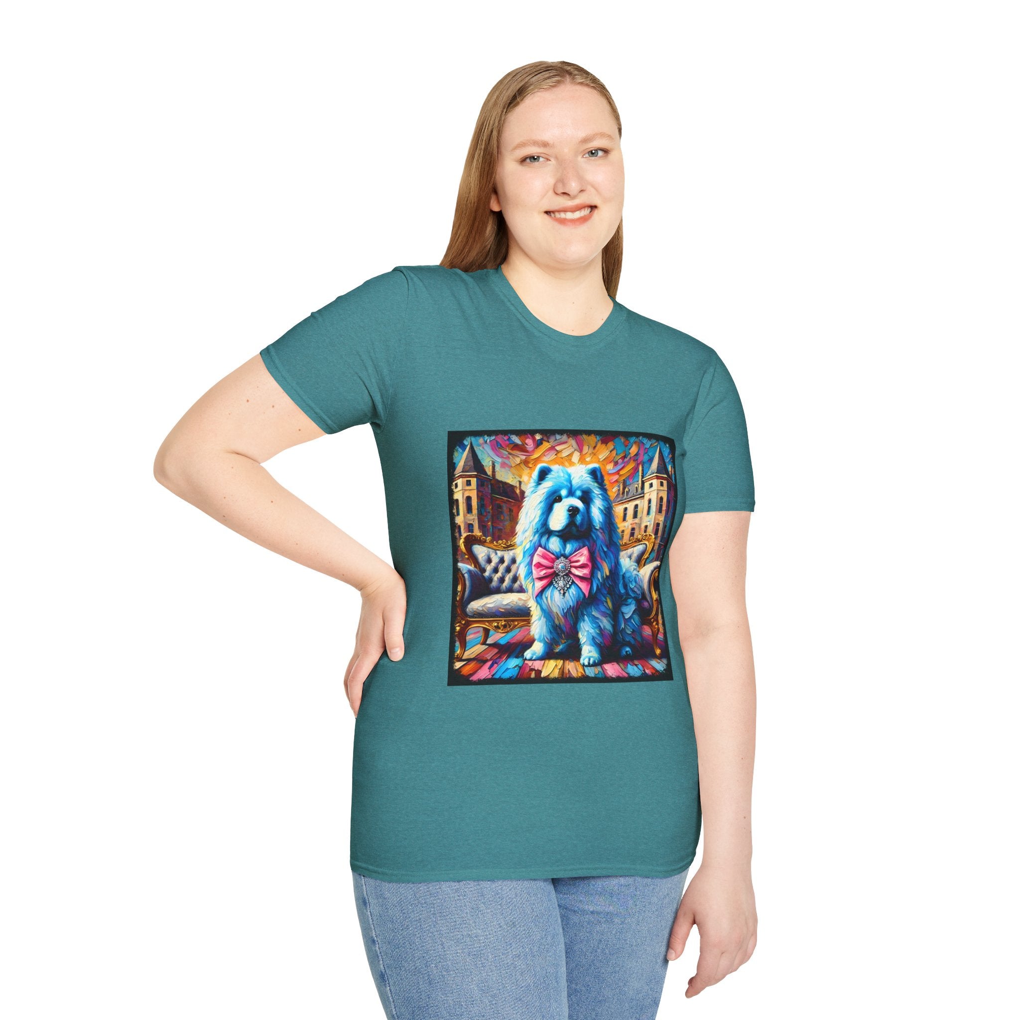 Chow Chow Blue Diamond Princess Classic | Unisex Dog T-Shirt