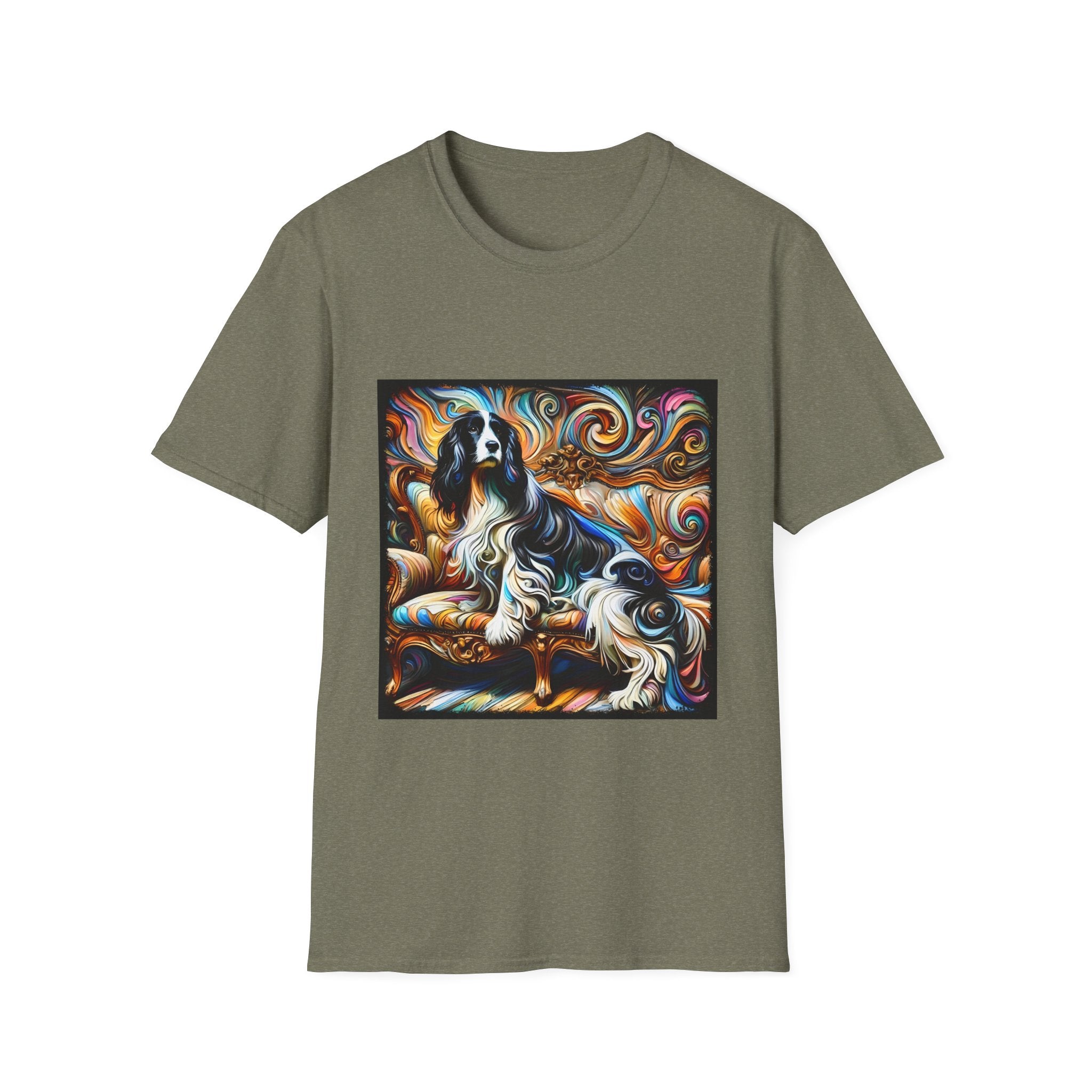 English Springer Spaniel Dynamic Swirl | Unisex Dog T-Shirt