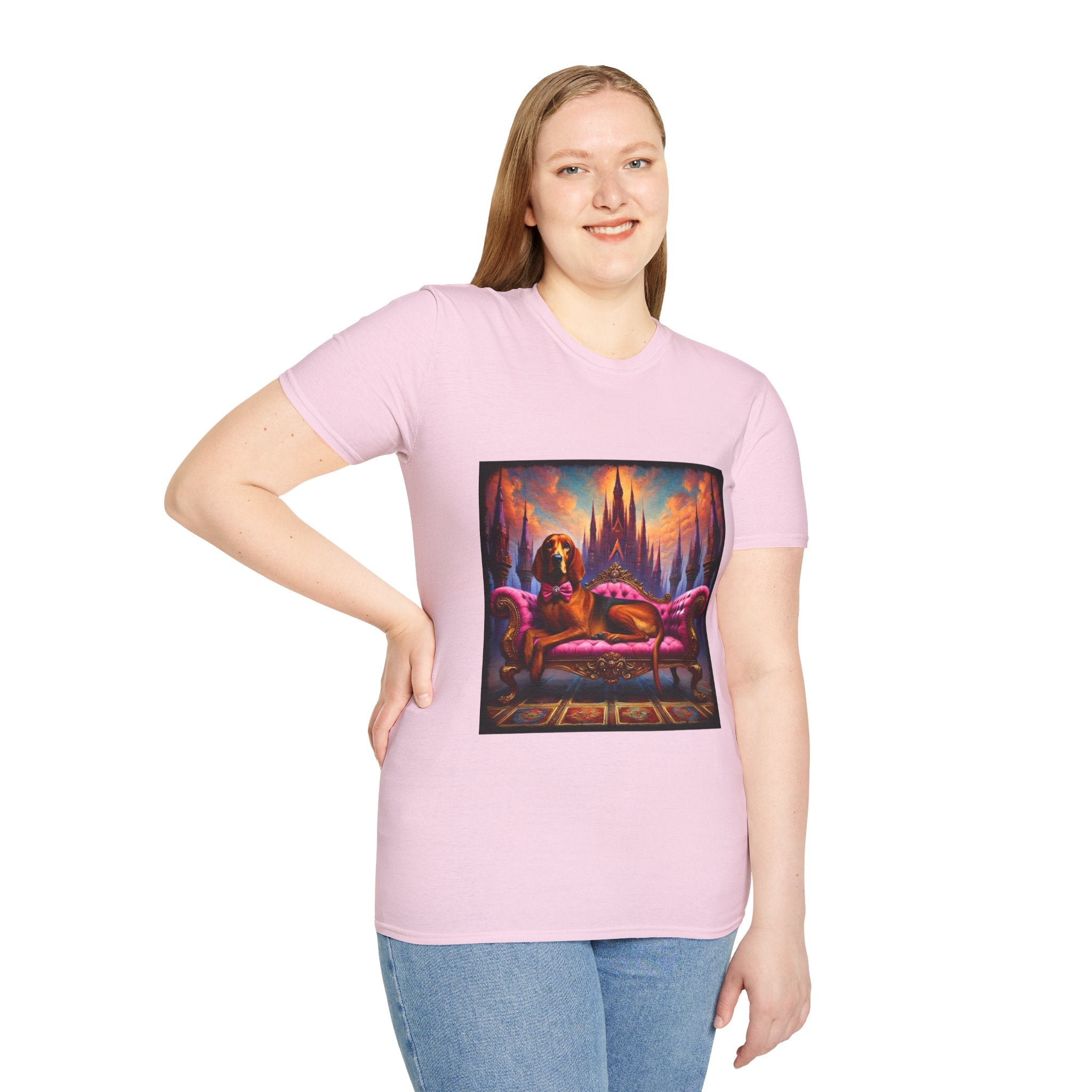 Coonhound Bow Babe | Unisex Dog T-Shirt