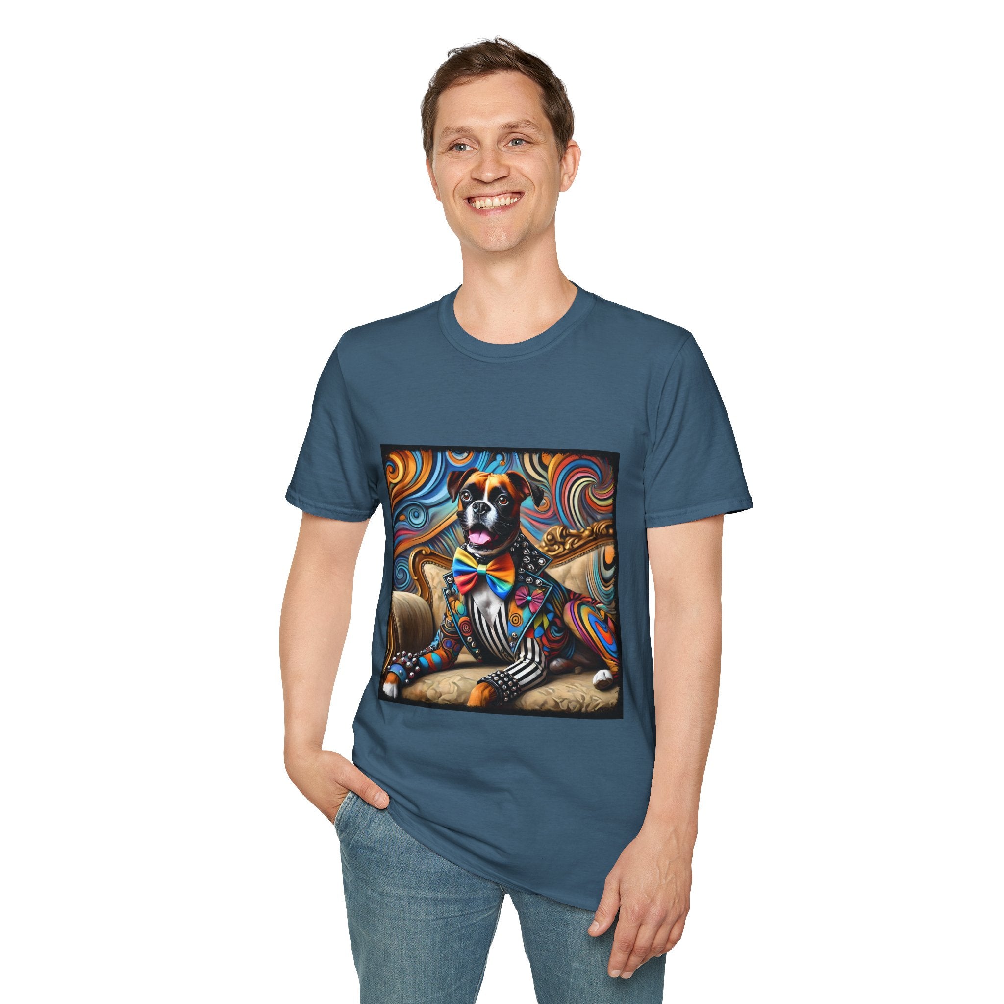 Boxer Vivid Rocker | Unisex Dog T-Shirt