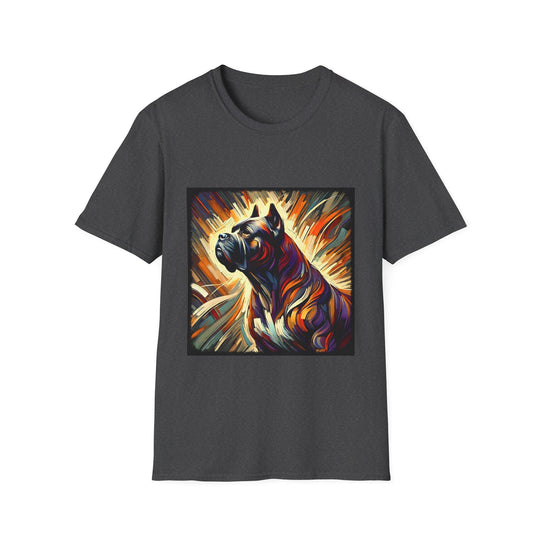 Cane Corso Fire Classic design dog lover unisex t-shirt in dark heather
