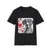 Great Dane Bold Heart Sketch | Unisex Dog T-Shirt