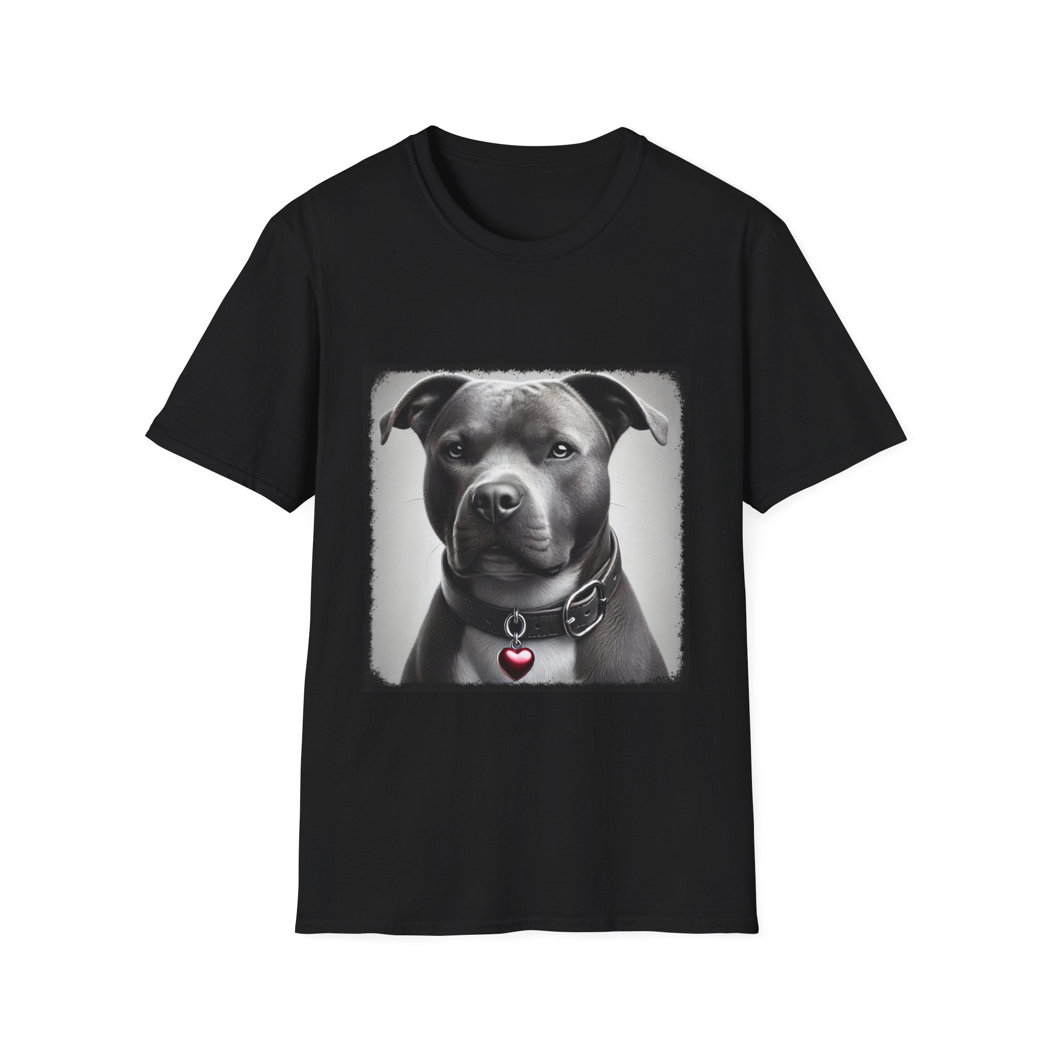 American Pit Bull Terrier Shirt | Heart Charm Dog Lover Tee