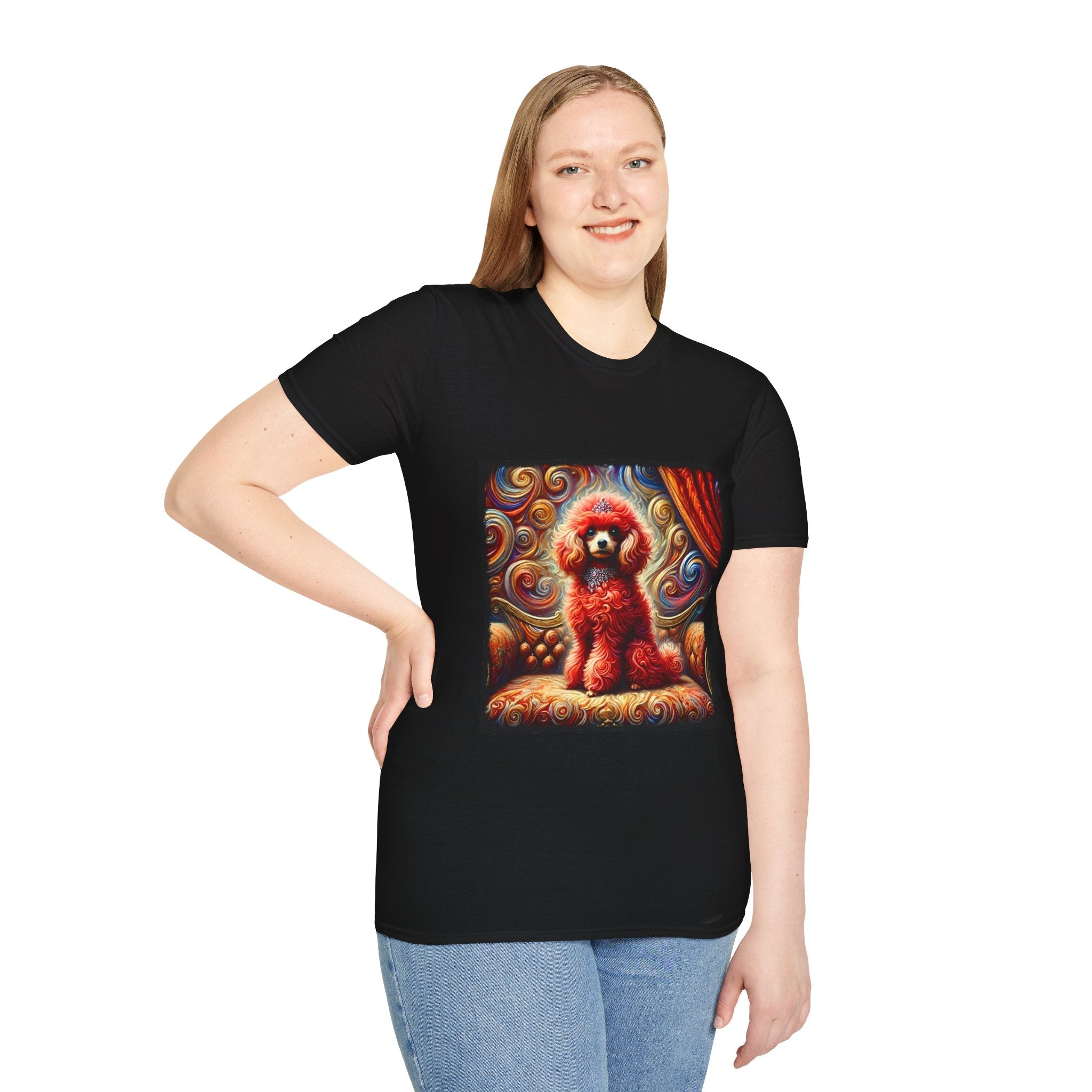 Poodle Fuzzy Swirl | Unisex Dog T-Shirt