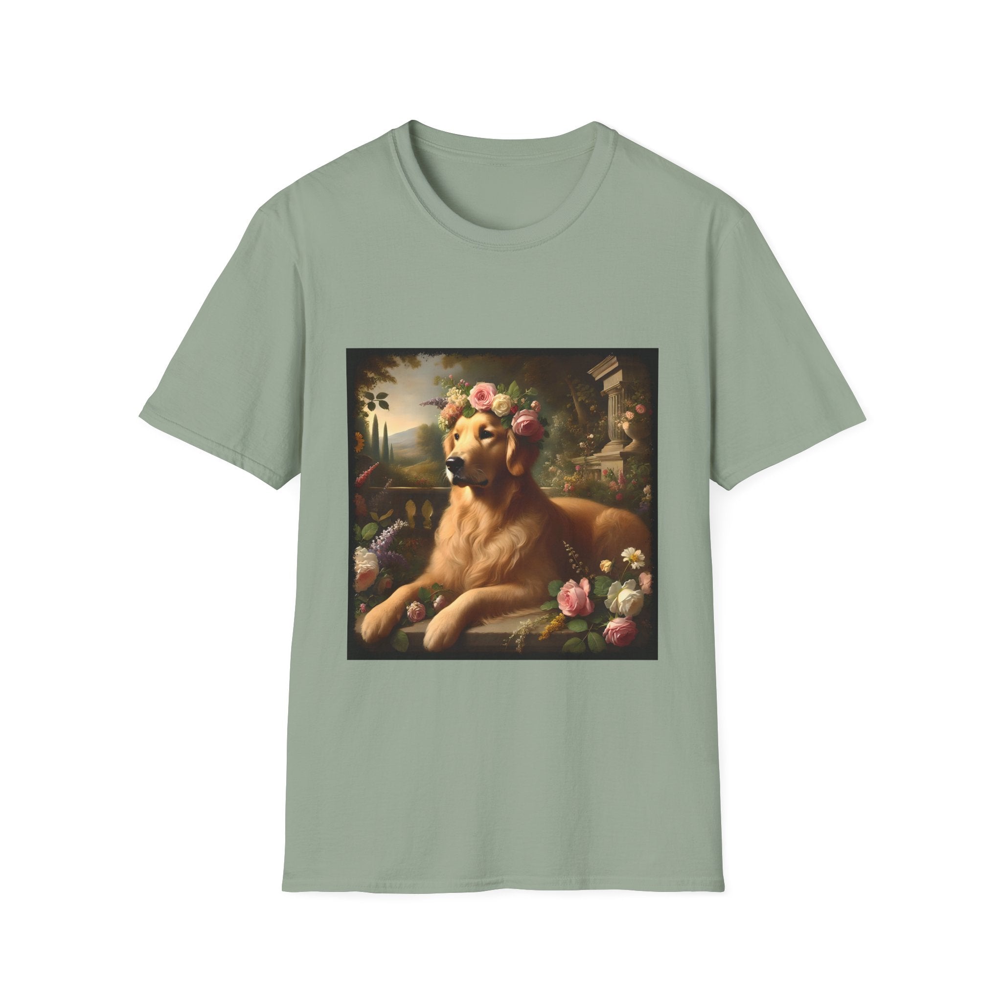 Golden Retriever Shirt | Botanical Beauty Dog Lover Tee