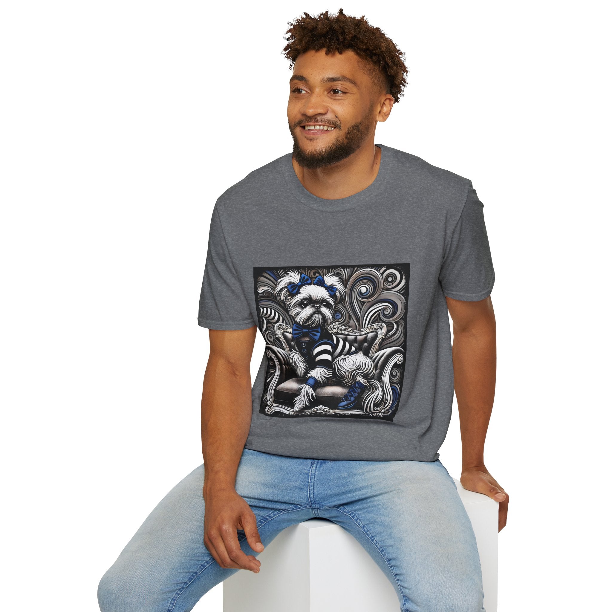Brussels Griffon Bold Geometric | Unisex Dog T-Shirt