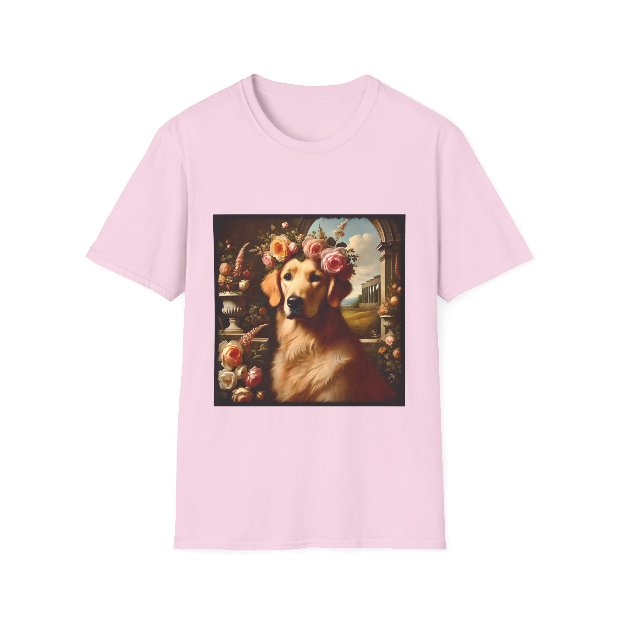 Golden Retriever Shirt | Garden Bliss Dog Lover Tee