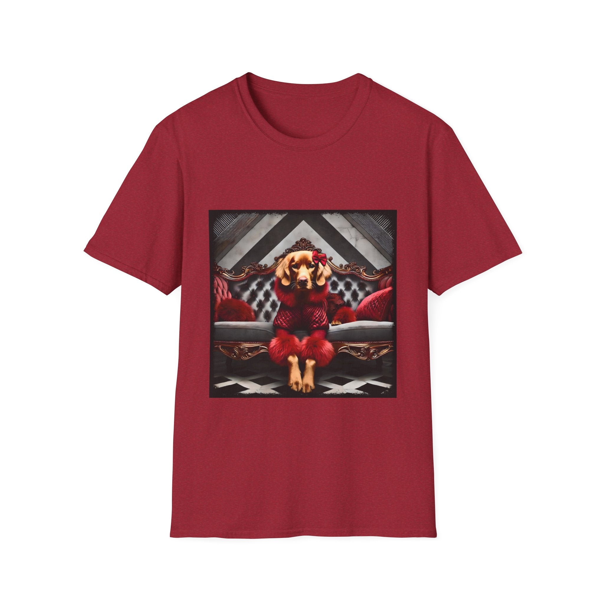 Golden Retriever Shirt | Crimson Chic Dog Lover Tee