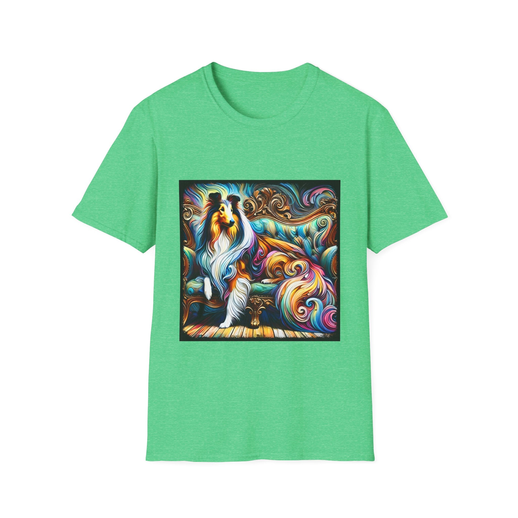 Collie Pastel Swirl | Unisex Dog T-Shirt