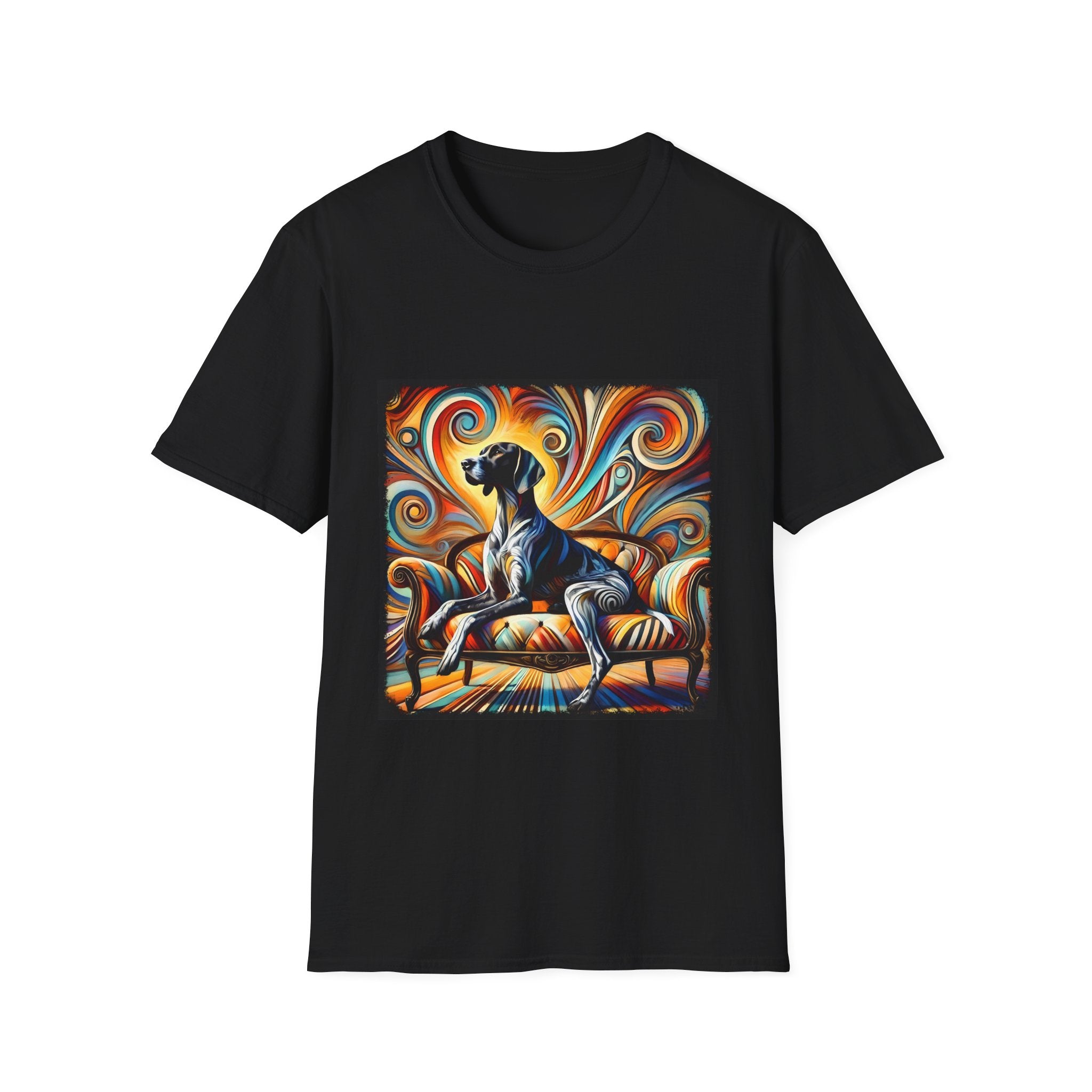 German Shorthaired Pointer Sun Swirl | Unisex Dog T-Shirt