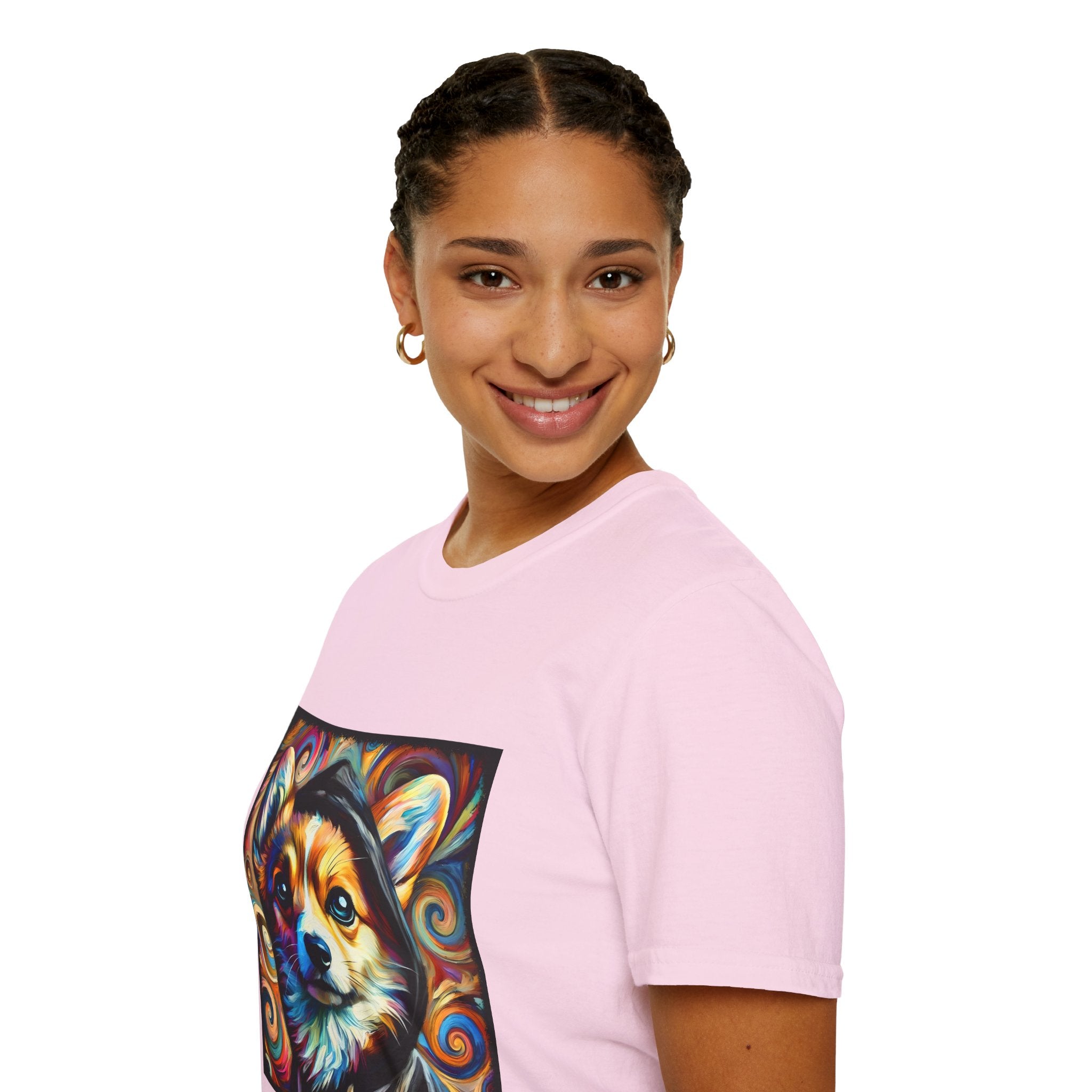 Pembroke Welsh Corgi Relaxed Swirl | Unisex Dog T-Shirt