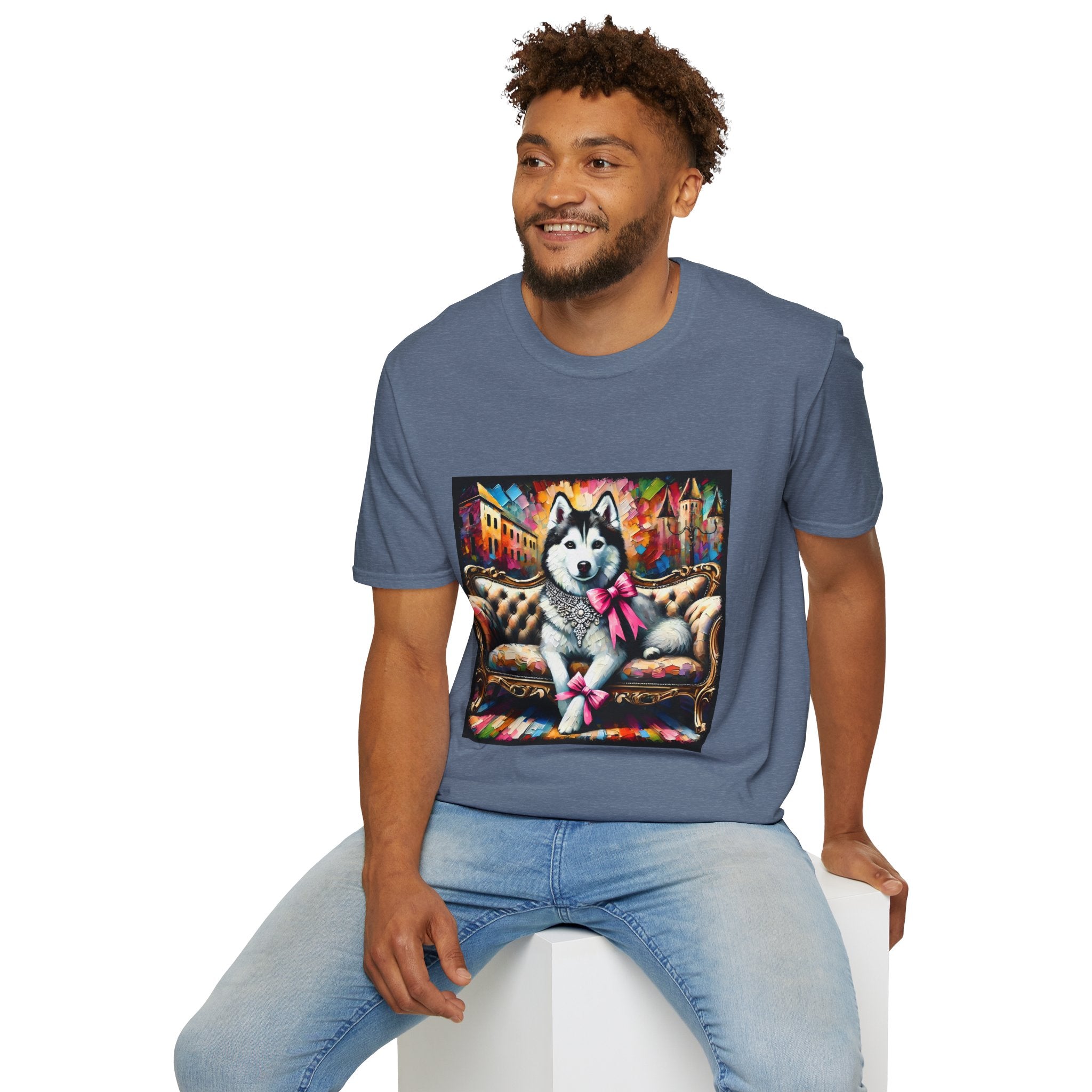 Siberian Husky Diamond Princess Classic | Unisex Dog T-Shirt