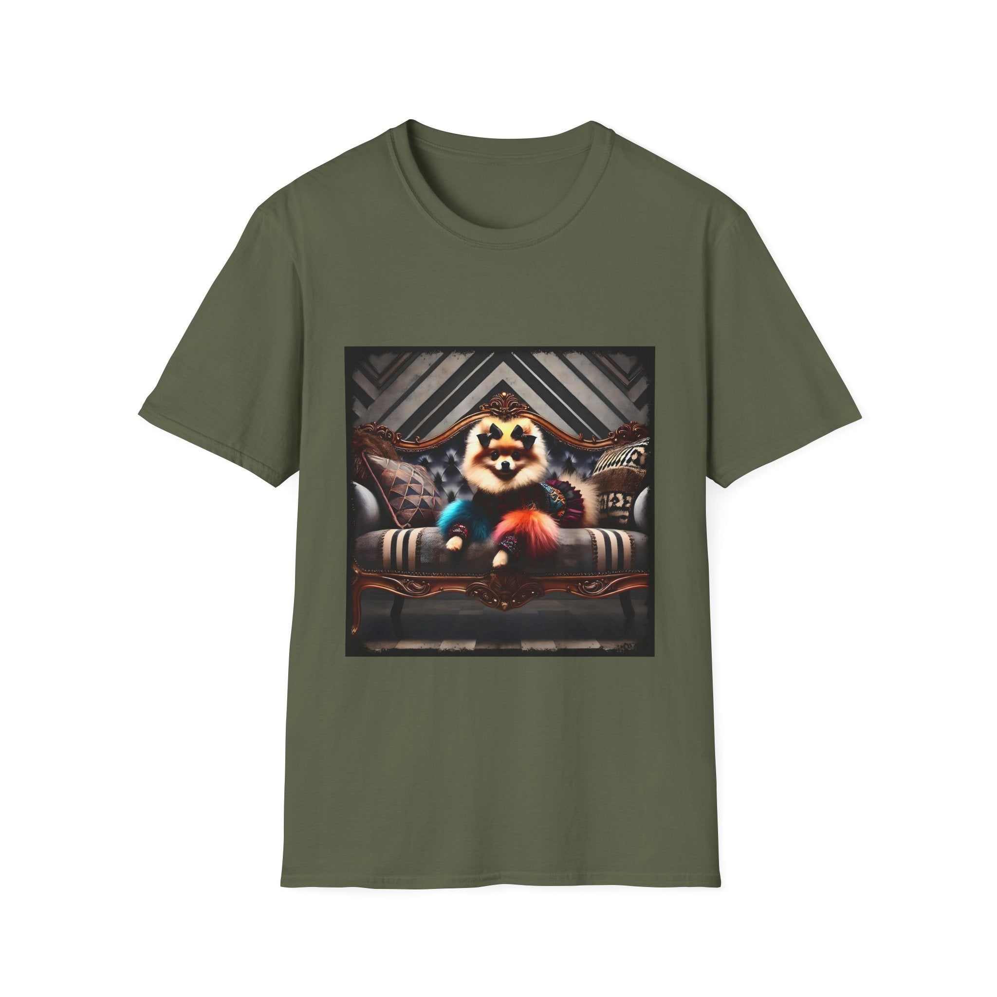 Pomeranian Fierce Fashionista | Unisex Dog T-Shirt