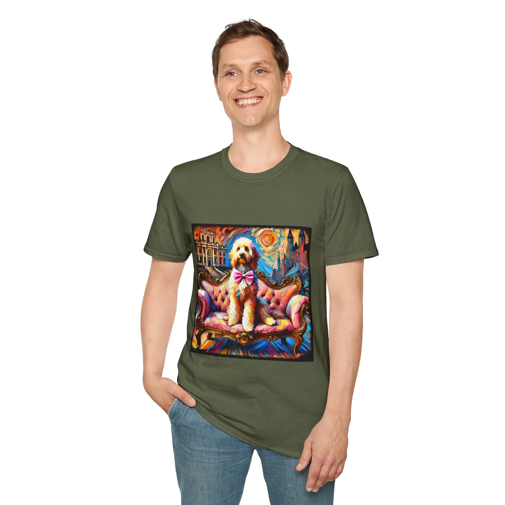 Goldendoodle Diamond Princess Classic | Unisex Dog T-Shirt