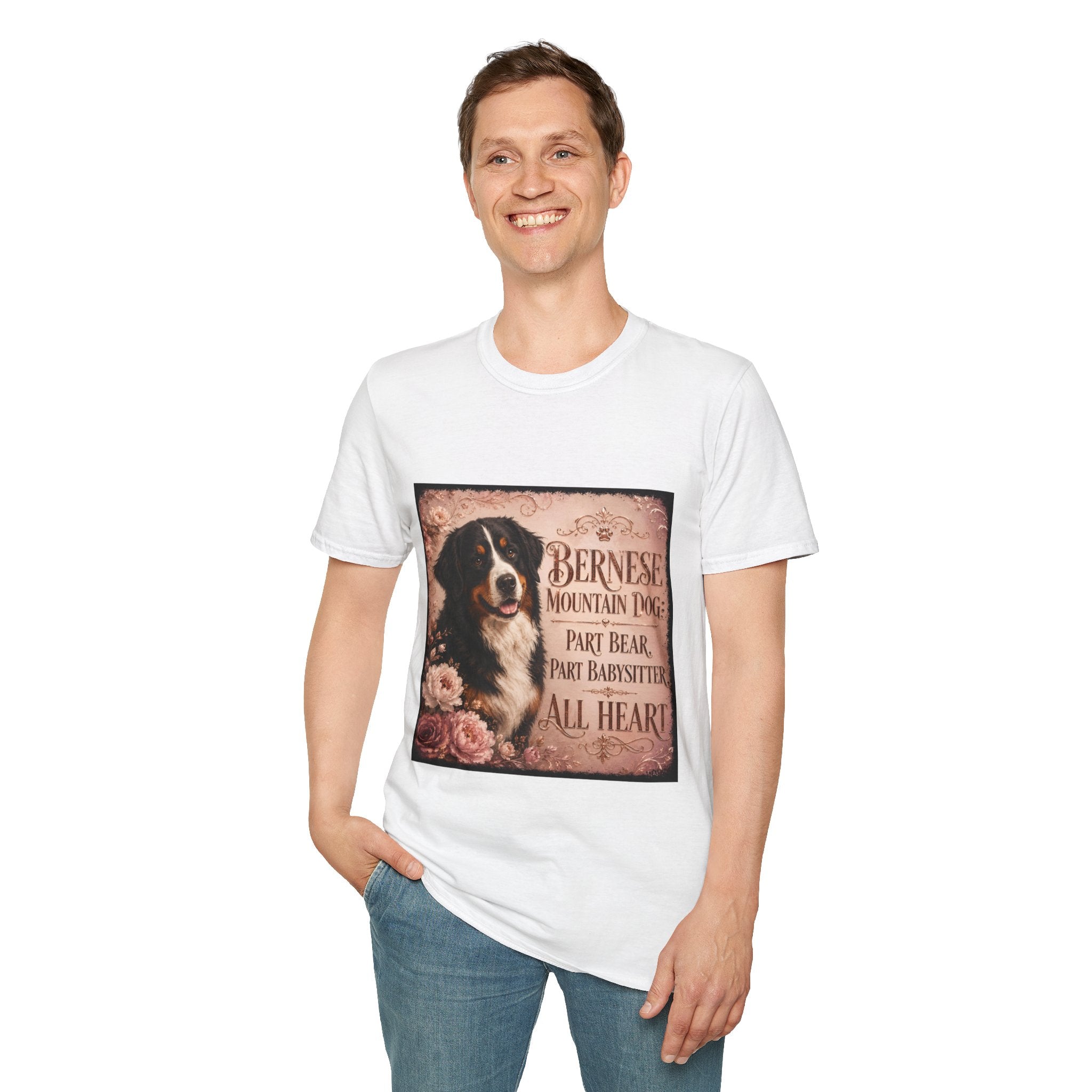 Bernese Mountain Dog Shirt | All Heart Dog Lover Tee