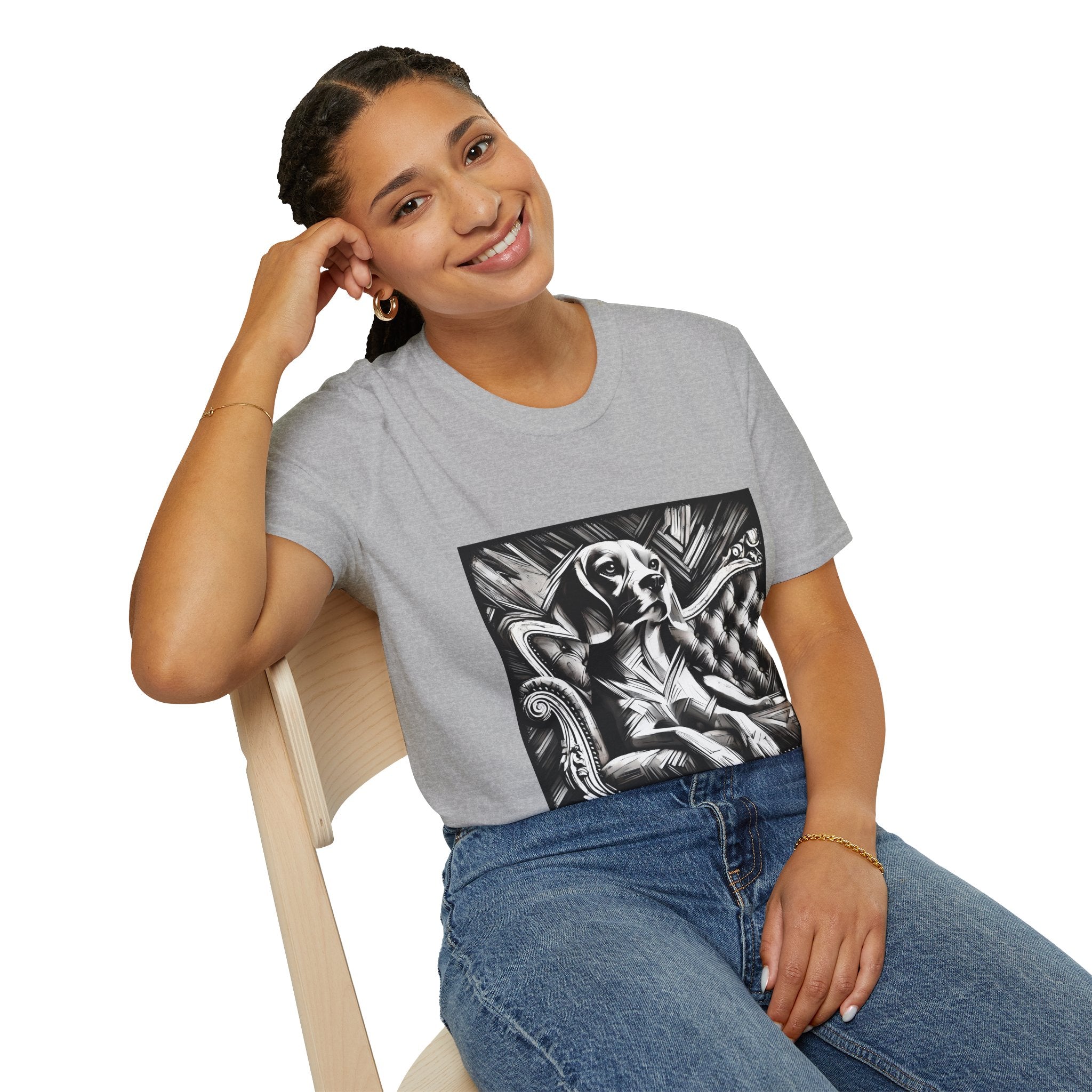 Beagle B&W Bold | Unisex Dog T-Shirt