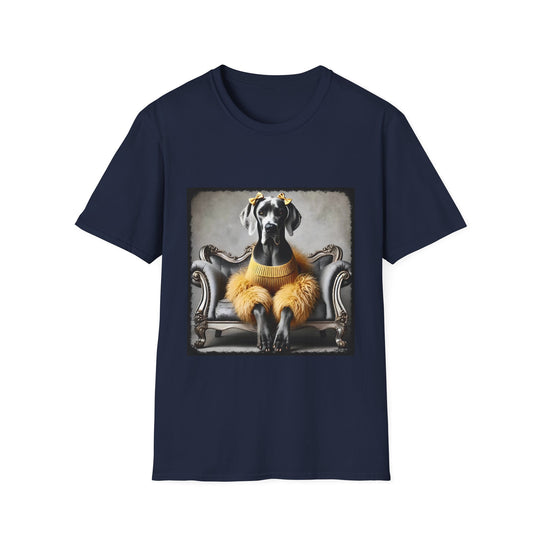 Great Dane Bold Beauty design dog lover unisex t-shirt in navy