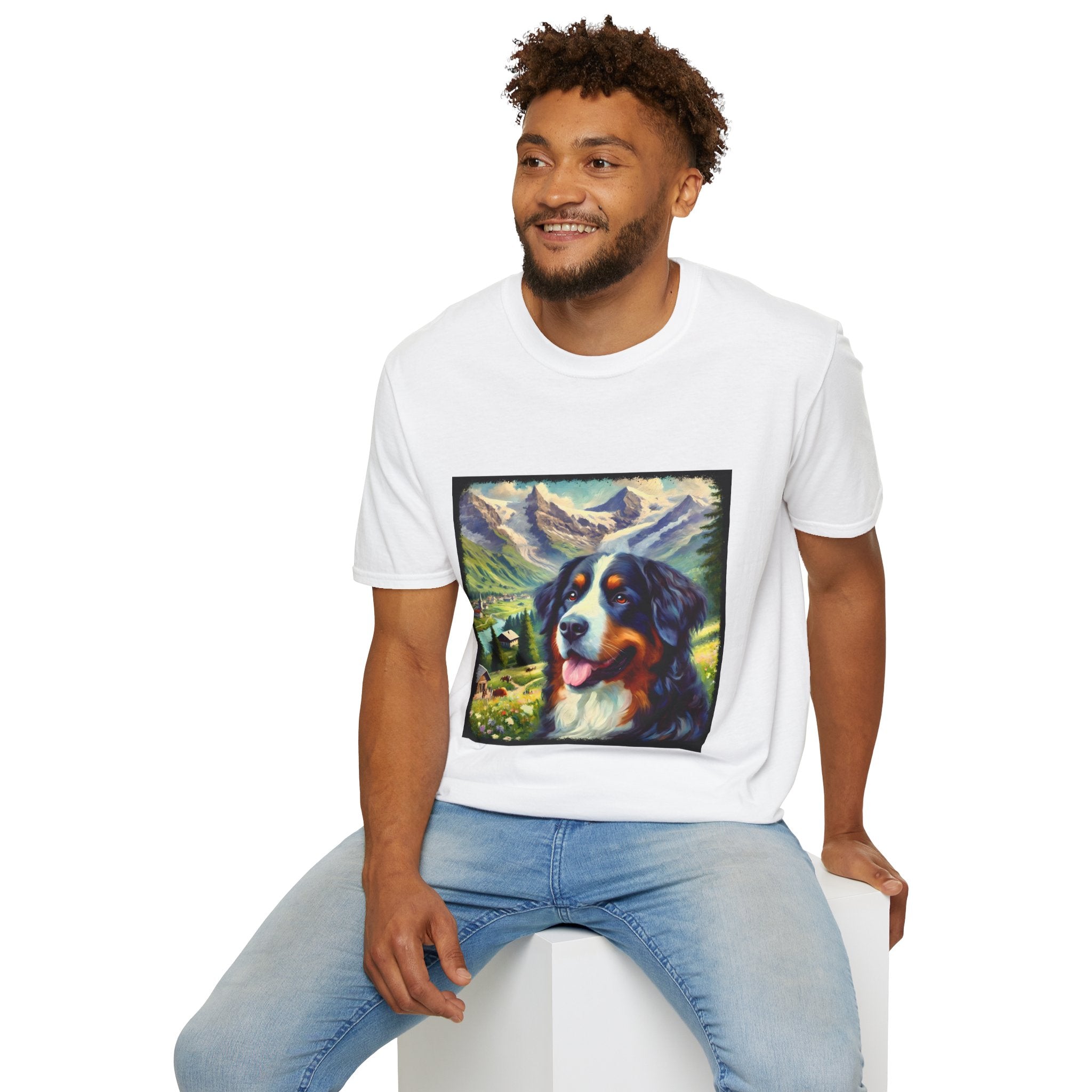 Bernese Mountain Dog Swiss Classic | Unisex Dog T-Shirt