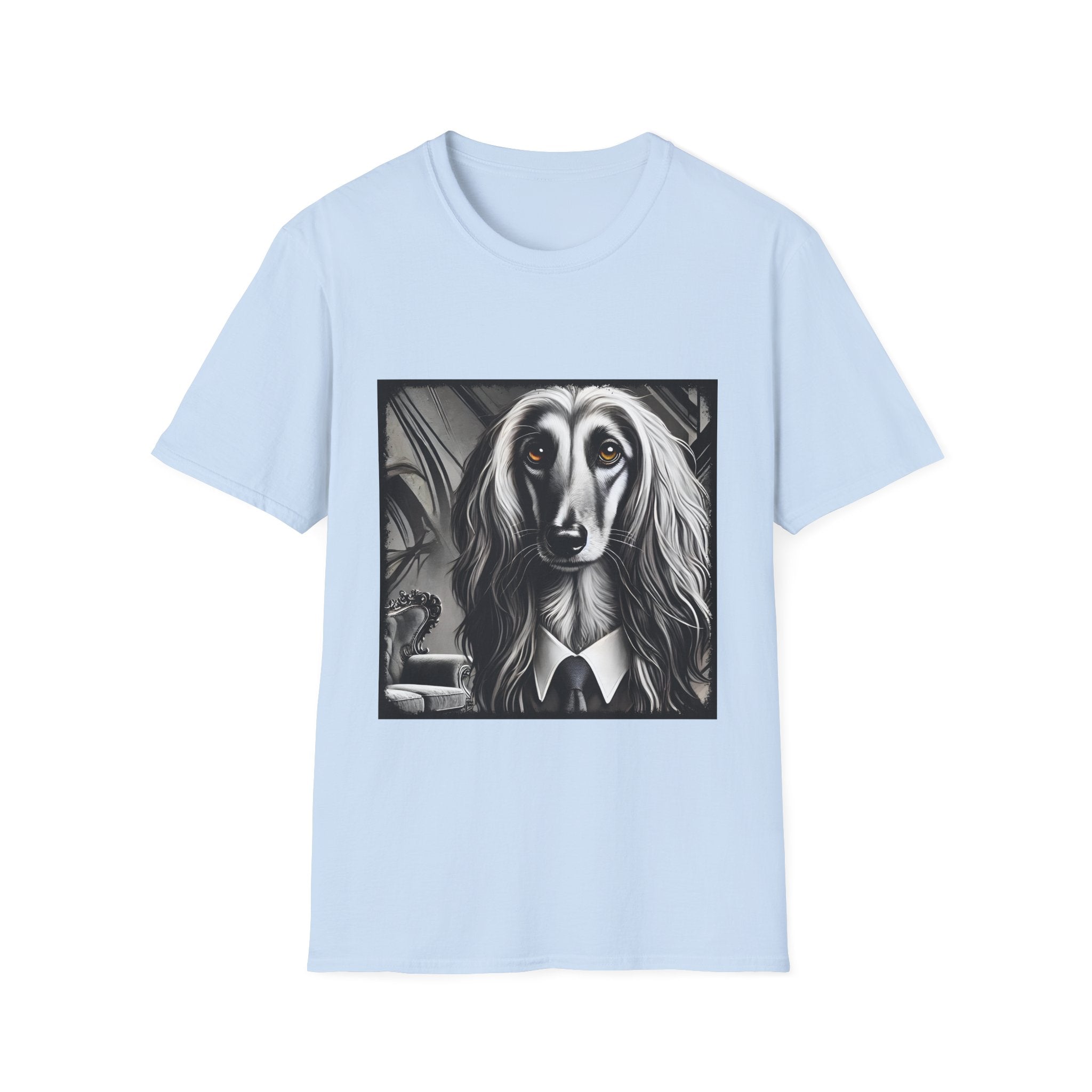 Afghan Hound Shirt | B&W Bold Eyes Dog Lover Tee