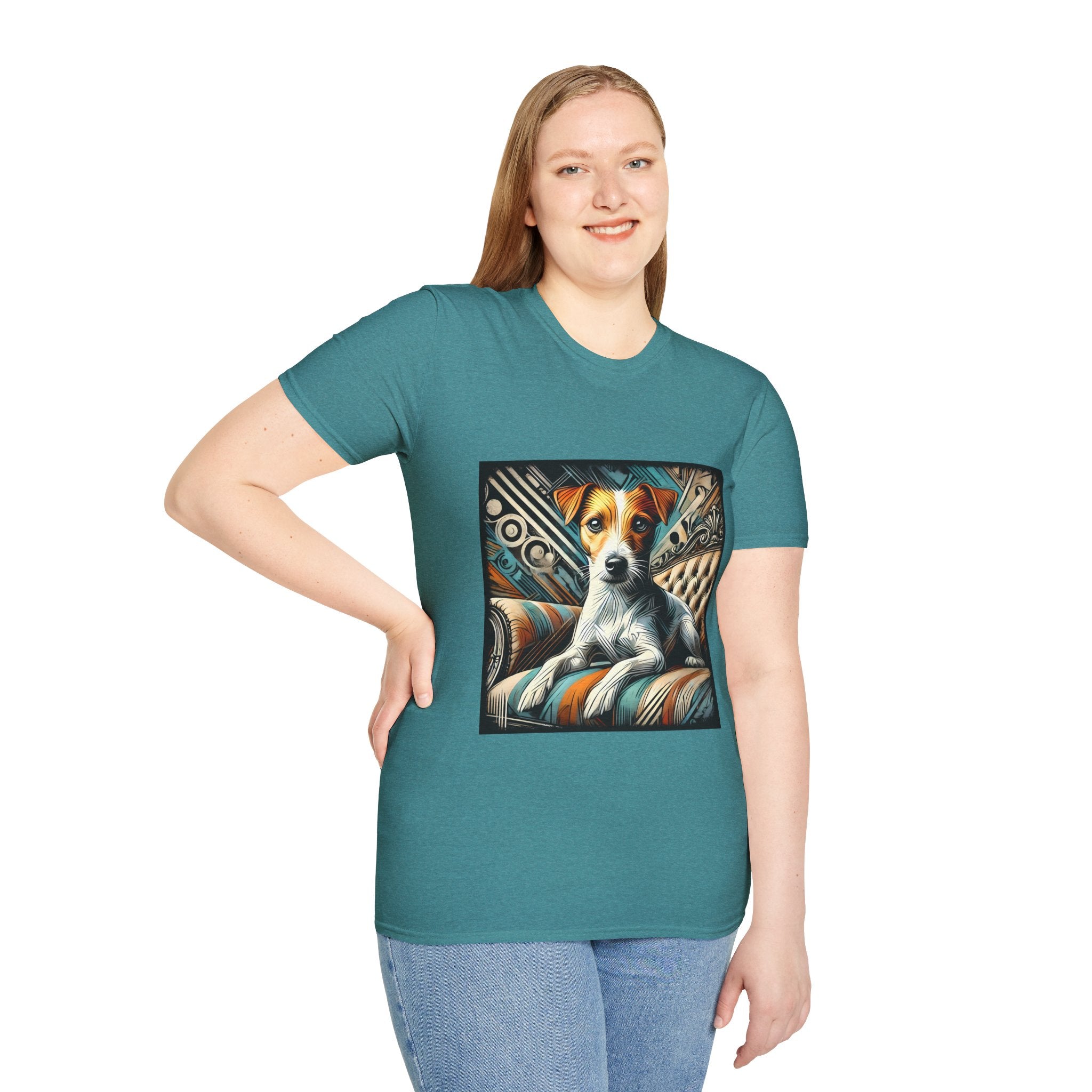 Jack Russell Terrier Warm Rebel | Unisex Dog T-Shirt