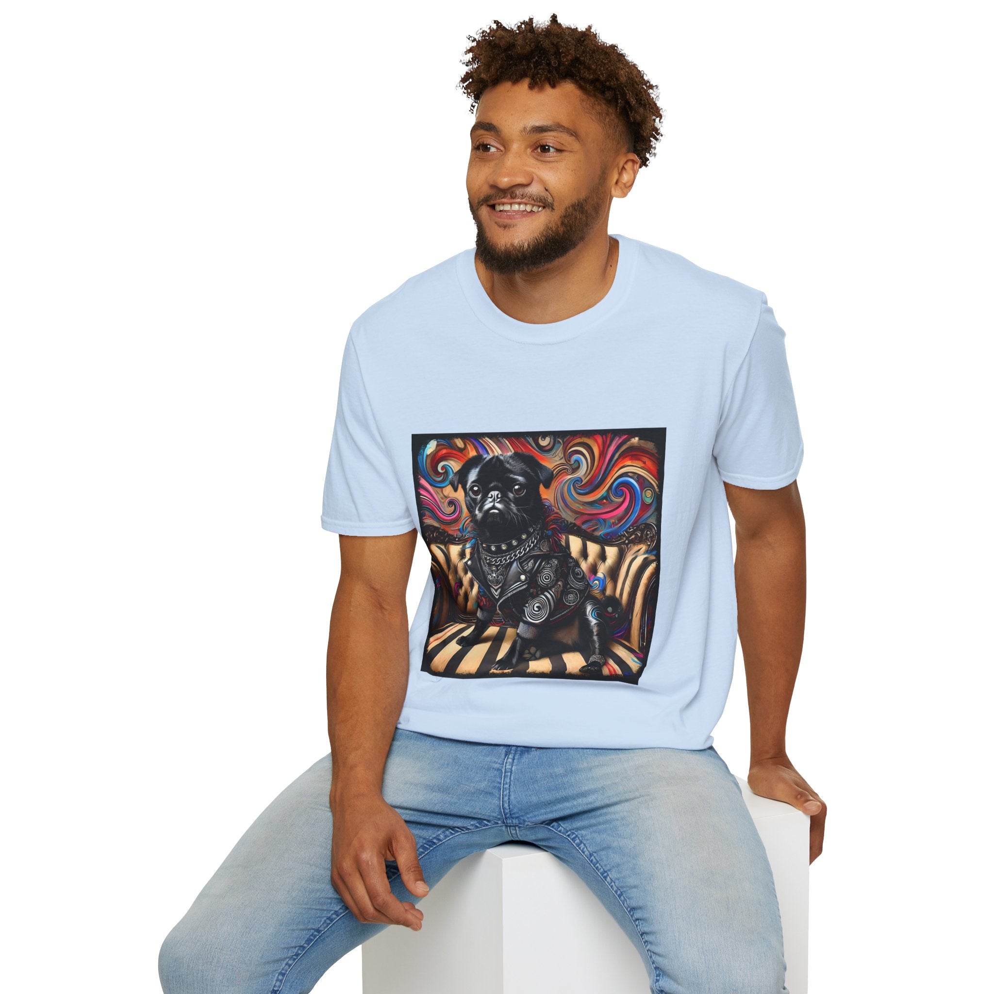 Pug Bold Rebel | Unisex Dog T-Shirt