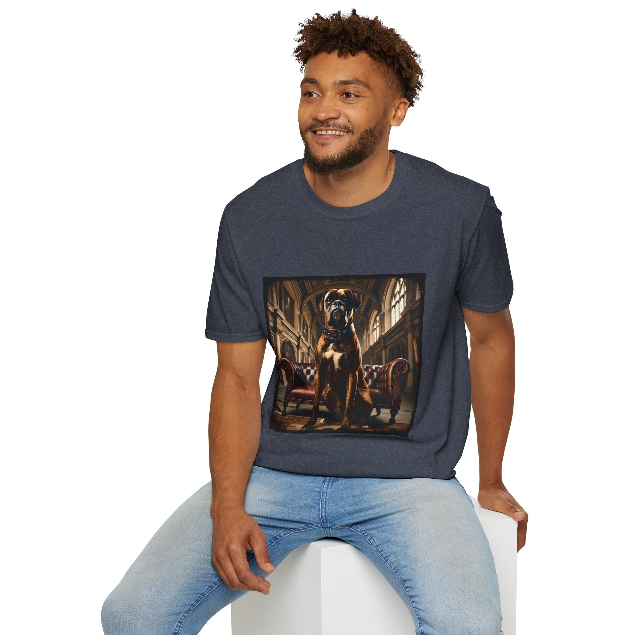 Boxer Poised Prince | Unisex Dog T-Shirt