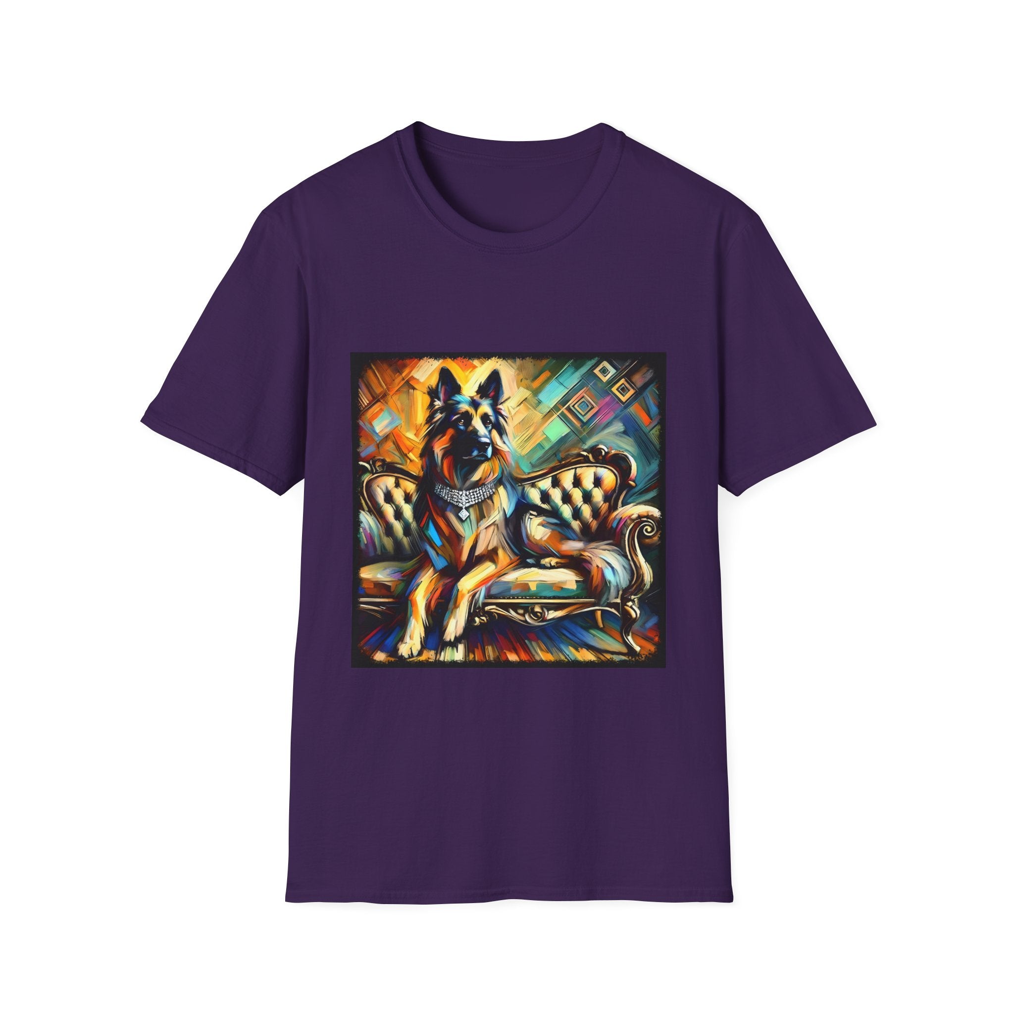 German Shepherd Diamond Multicolor Classic | Unisex Dog T-Shirt