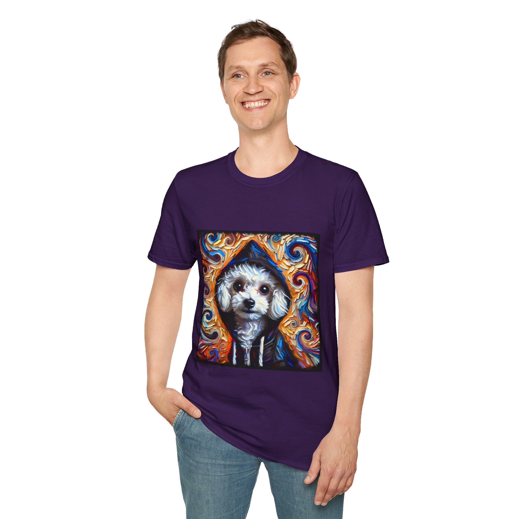 Poodle Bold Relaxed Swirl | Unisex Dog T-Shirt