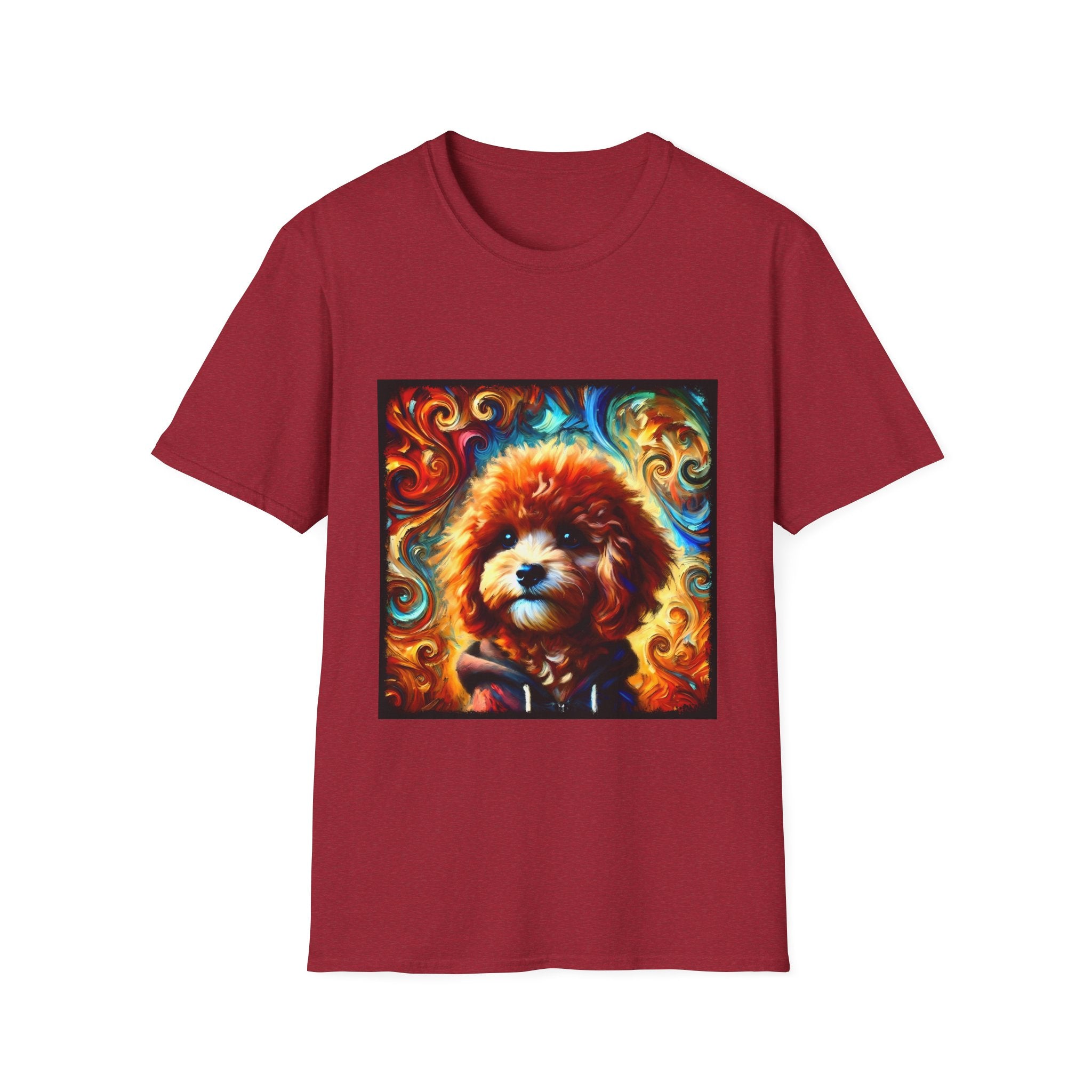 Poodle Multicolor Swirl | Unisex Dog T-Shirt