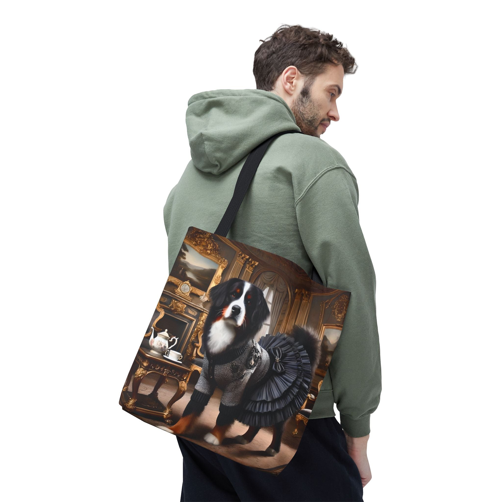 Bernese Mountain Dog Tote Bag | Prep Princess Dog Lover Gift