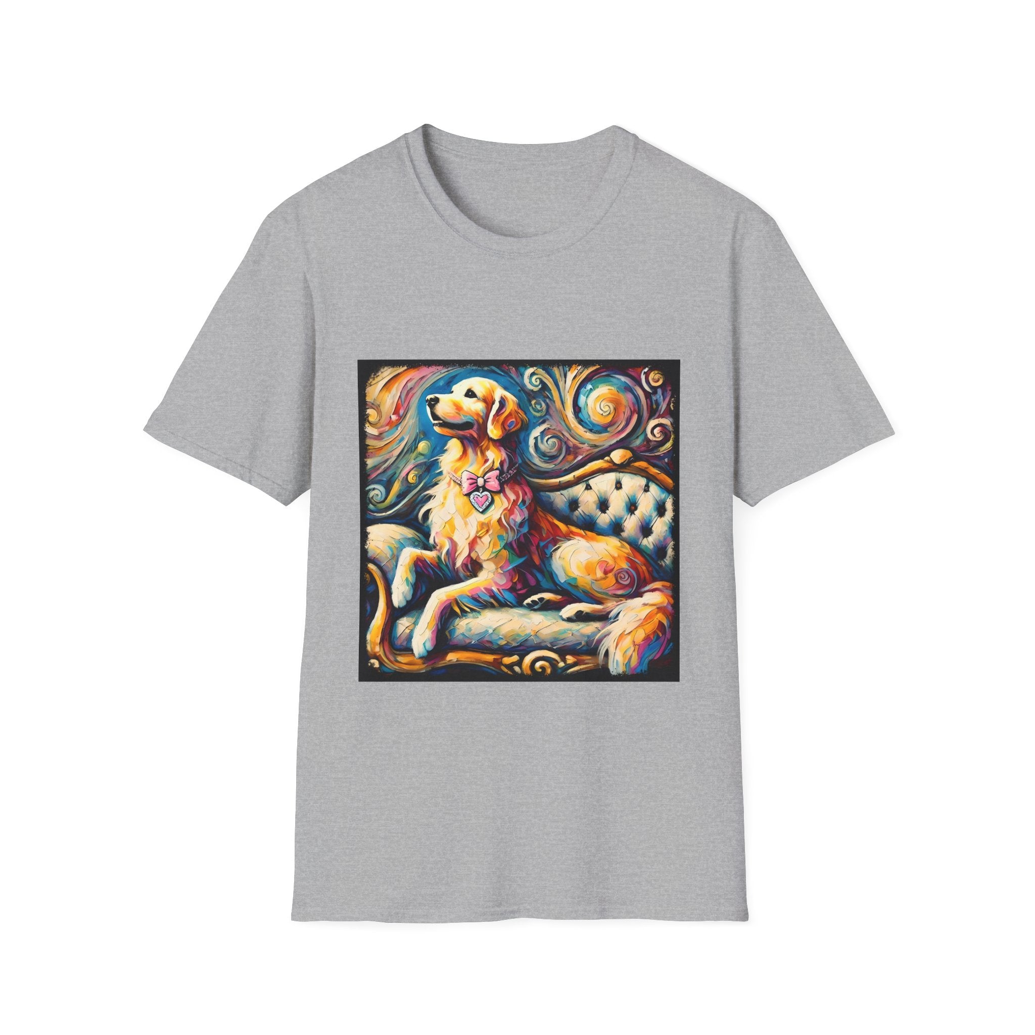 Golden Retriever Shirt | Pastel Swirl Dog Lover Tee