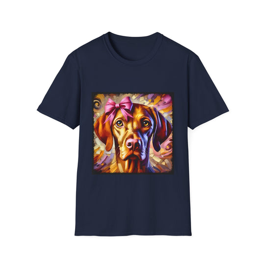 Vizsla Stunning Classic design dog lover unisex t-shirt in navy