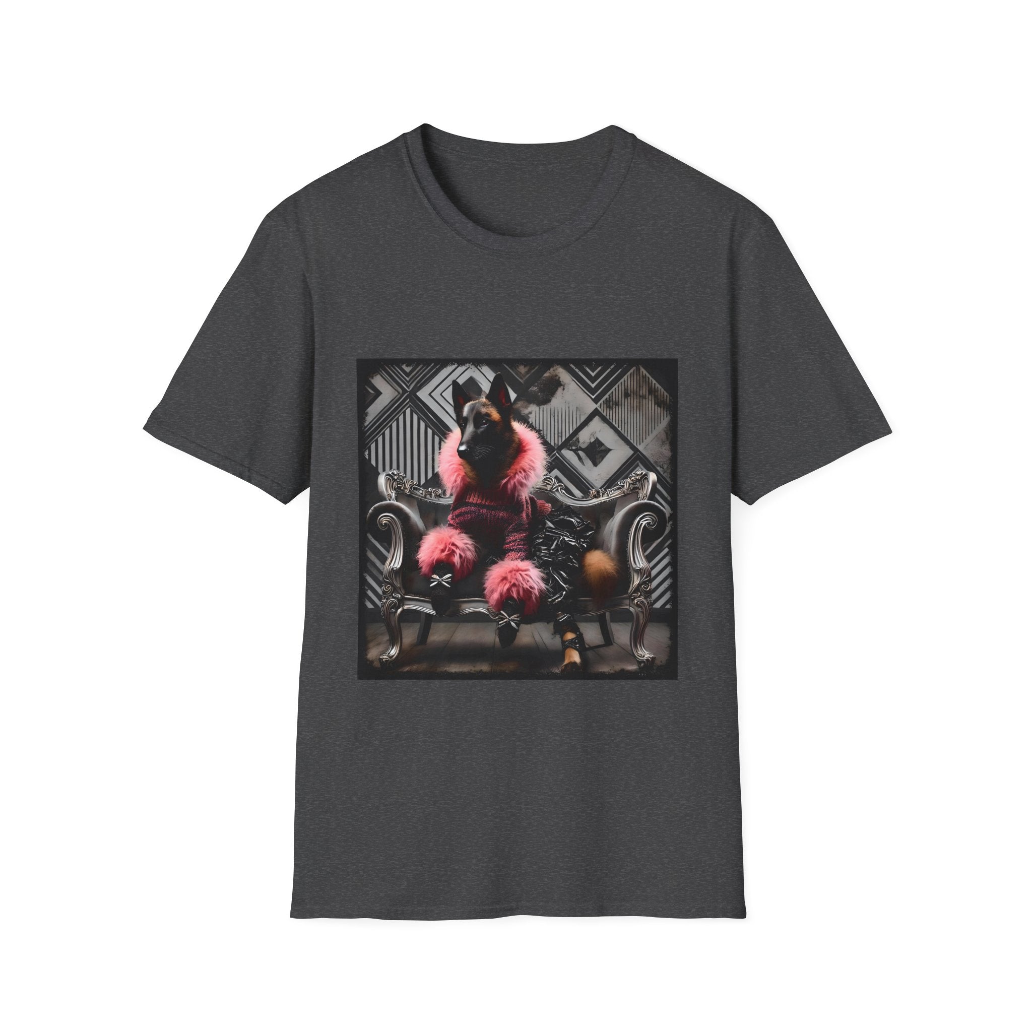 Belgian Malinois Chic Rocker | Unisex Dog T-Shirt