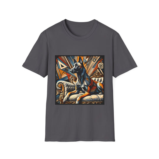 Belgian Malinois Fearless Rebel design dog lover unisex t-shirt in charcoal