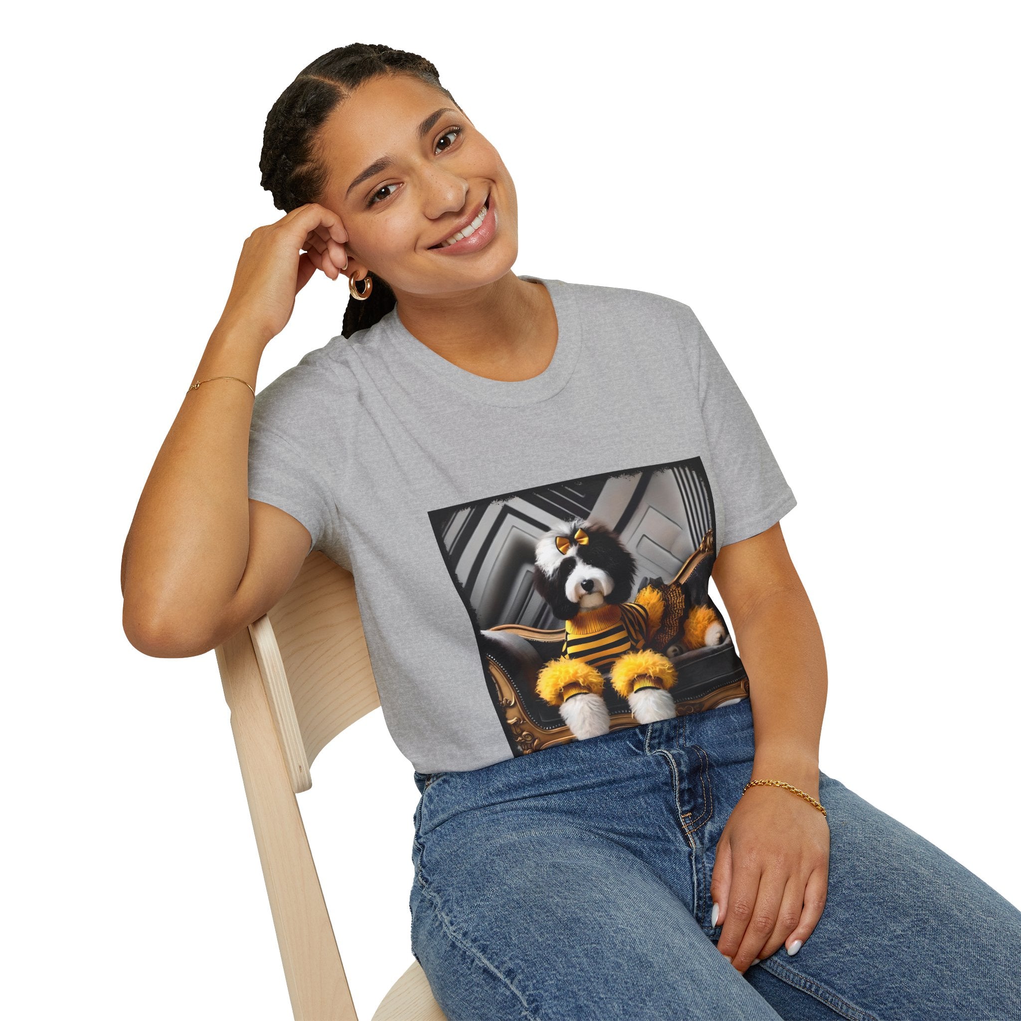 Sheepadoodle Golden Icon | Unisex Dog T-Shirt