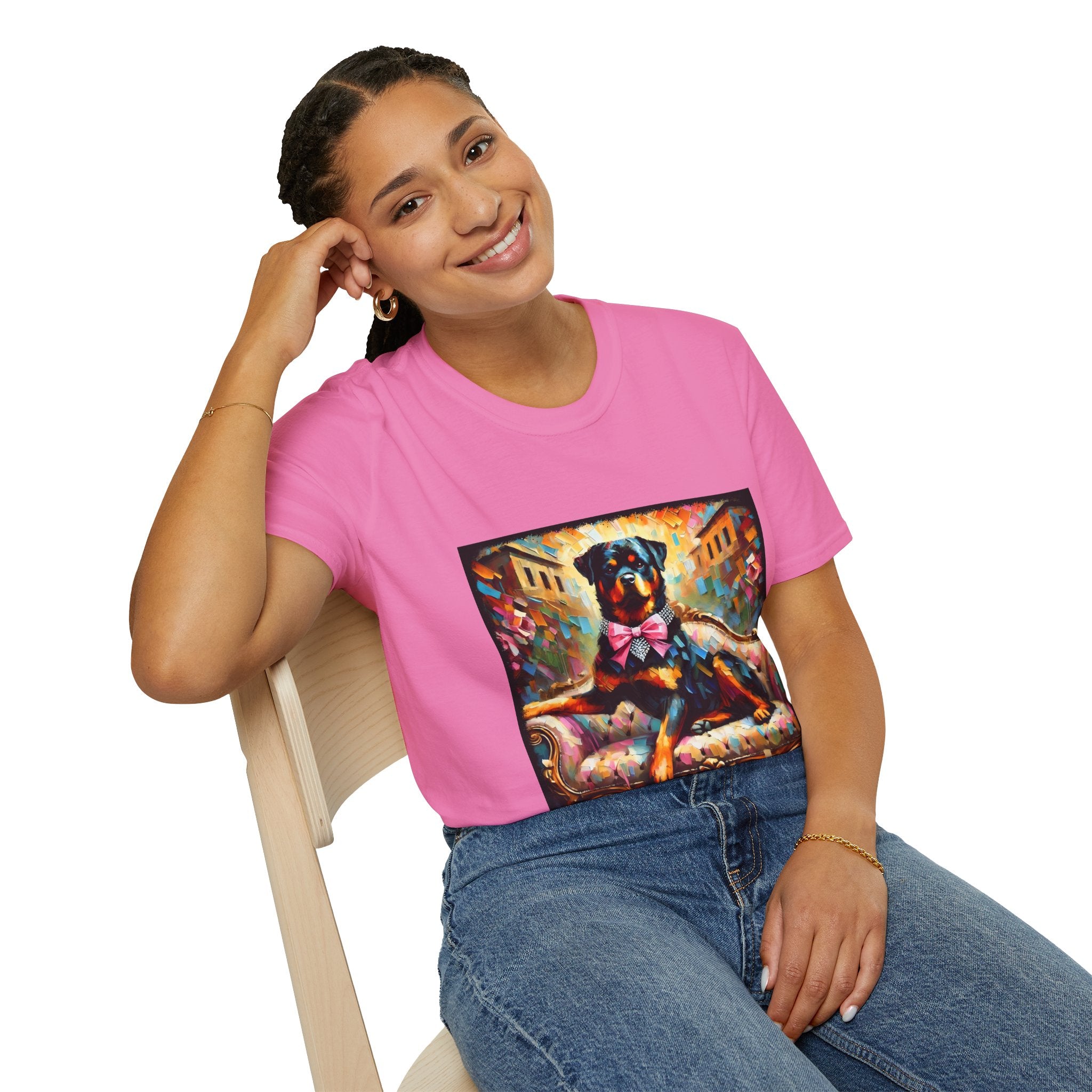 Rottweiler Diamond Princess Classic | Unisex Dog T-Shirt