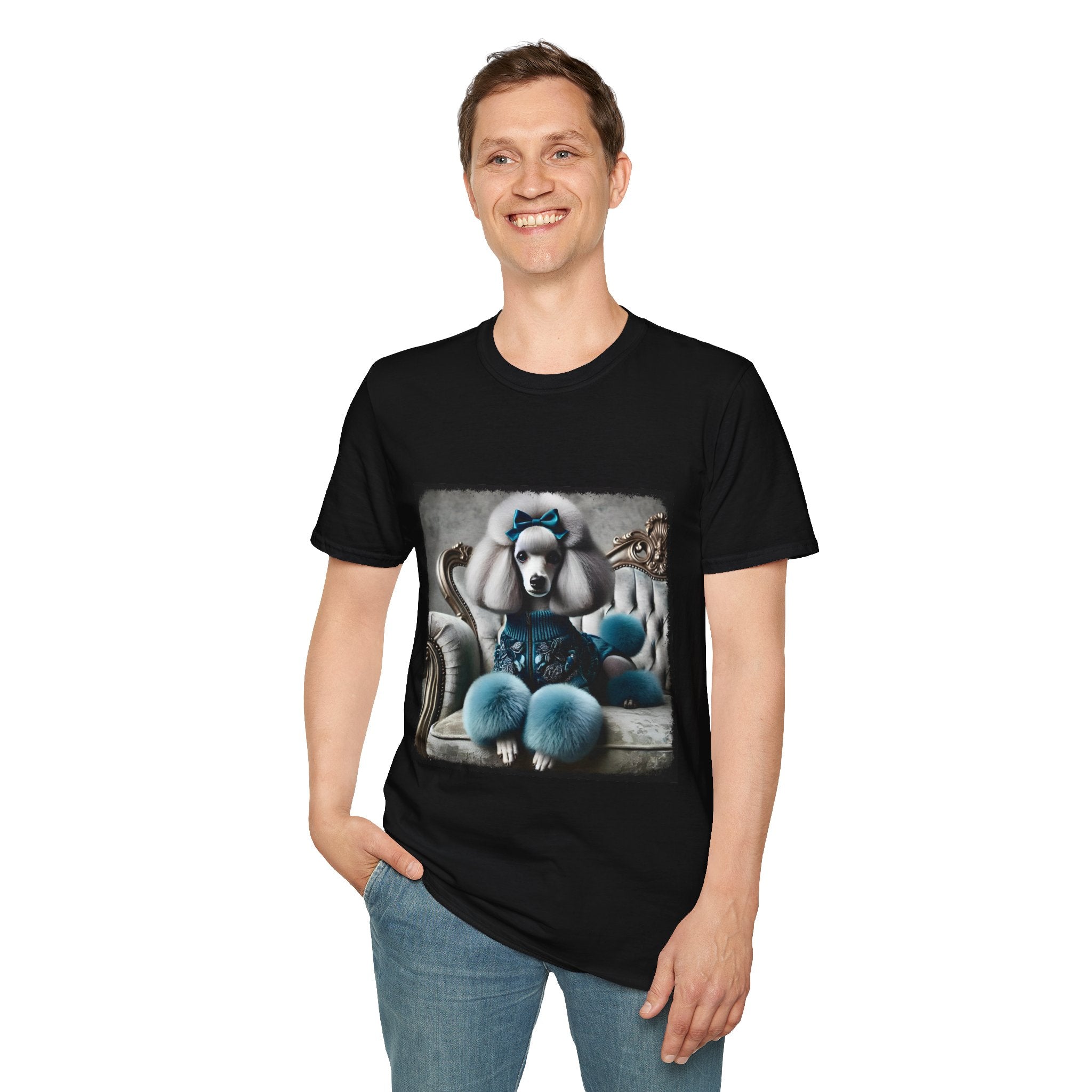 Poodle Bow Boss | Unisex Dog T-Shirt