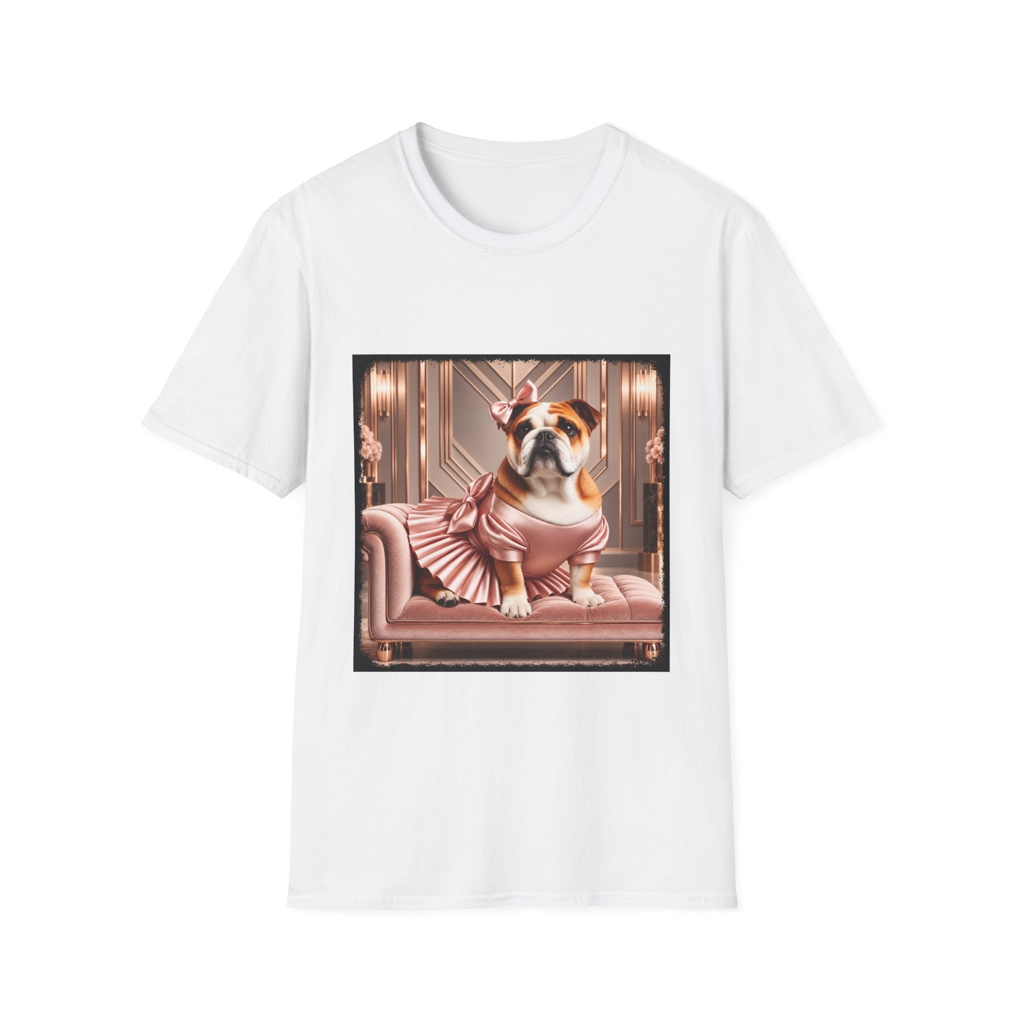 Bulldog Shirt | Iconic Peach Dog Lover Tee