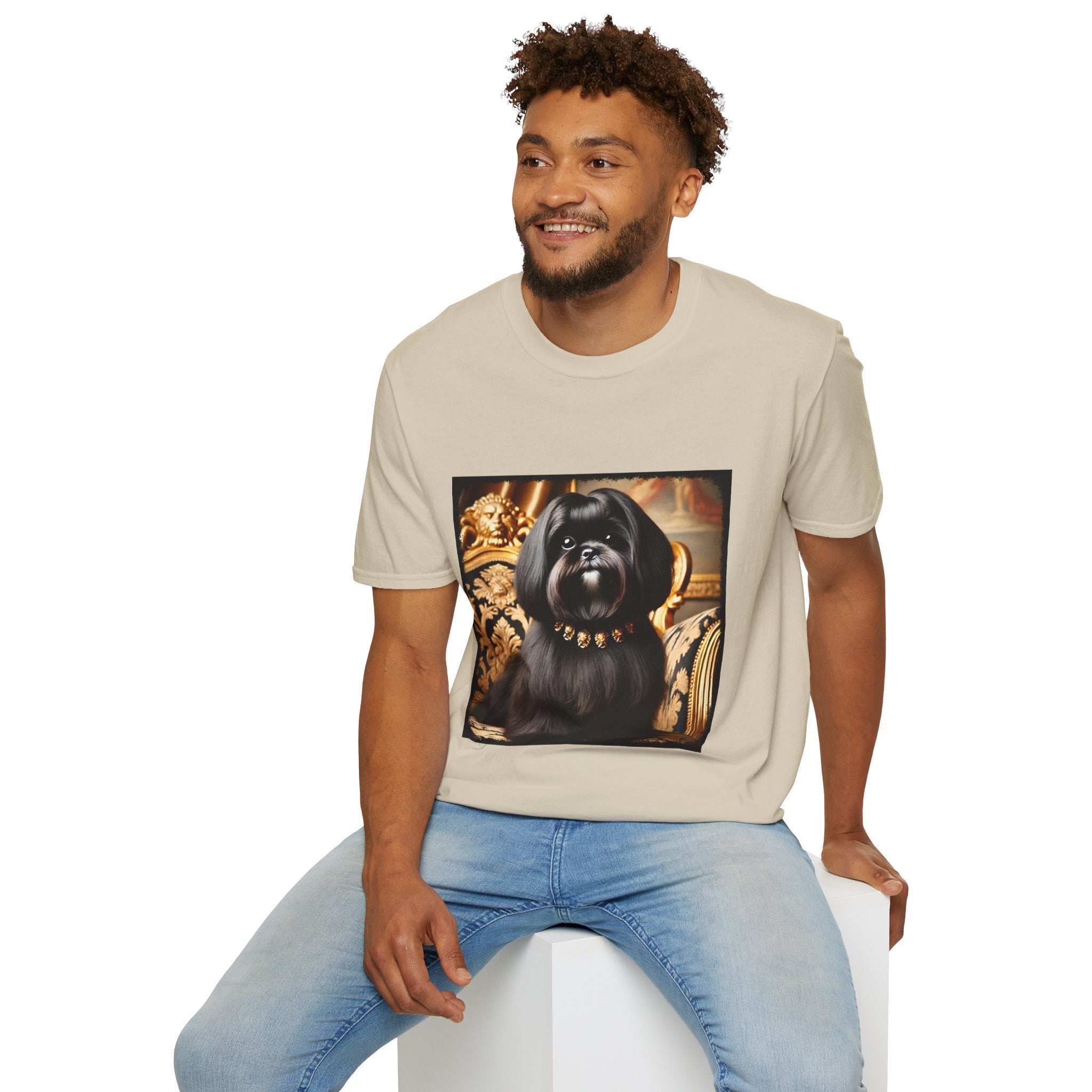Shih Tzu Gold Drip | Unisex Dog T-Shirt